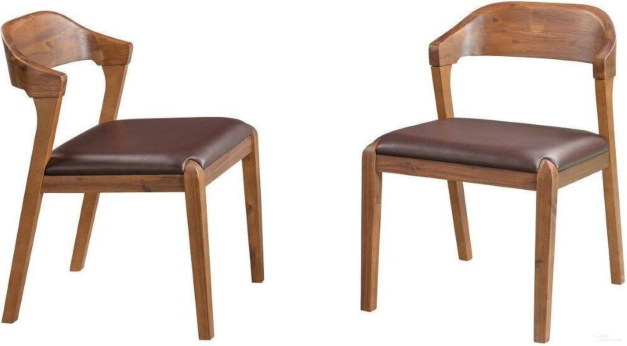 The appearance of Rasmus Dining Side Chair Set of 2 designed by Boraam Industries in the transitional interior design. This brown piece of furniture  was selected by 1StopBedrooms from Rasmus Collection to add a touch of cosiness and style into your home. Sku: 77319. Material: Rubberwood. Chair Type: Side Chair.
