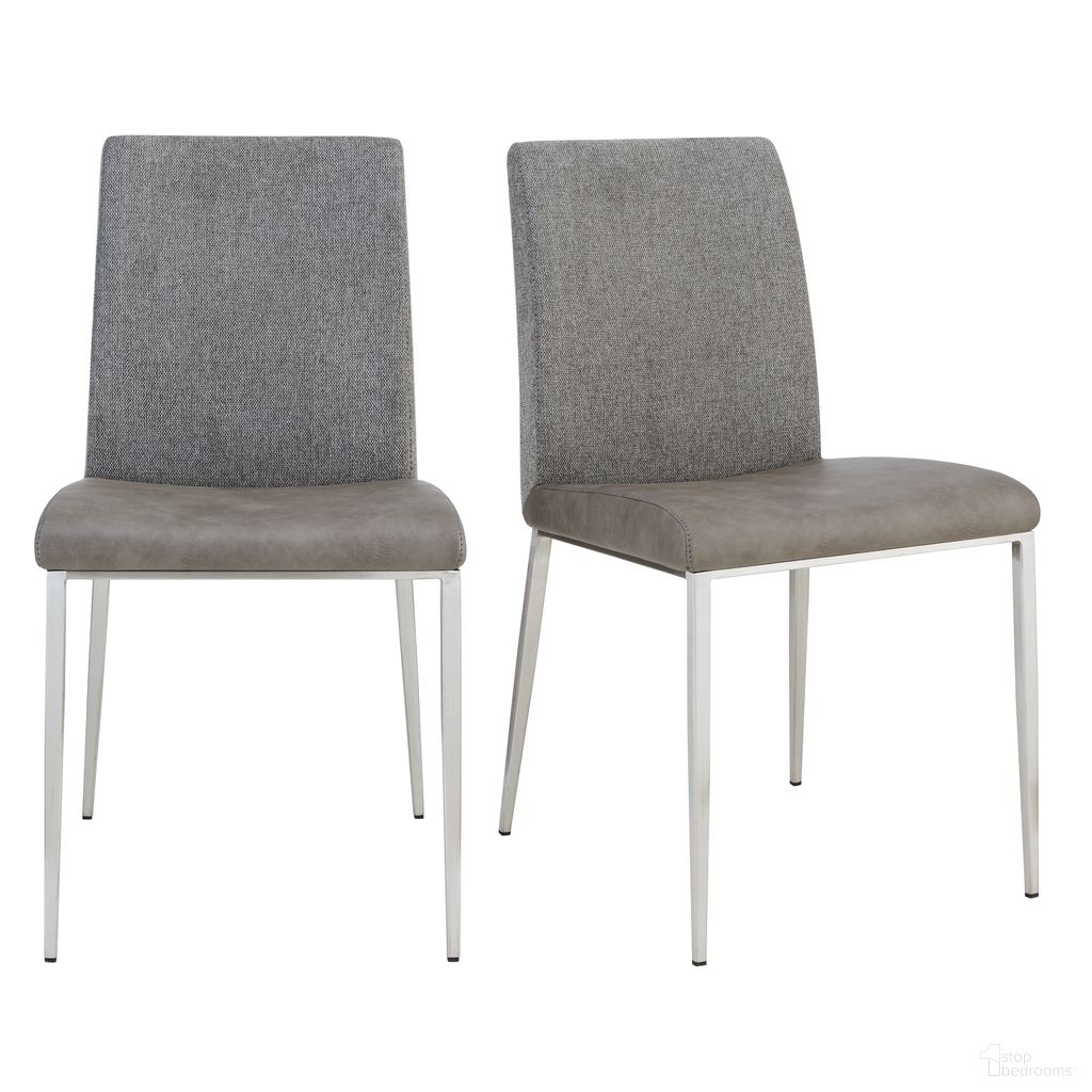 Rasmus Side Chair Set of 2 In Gray