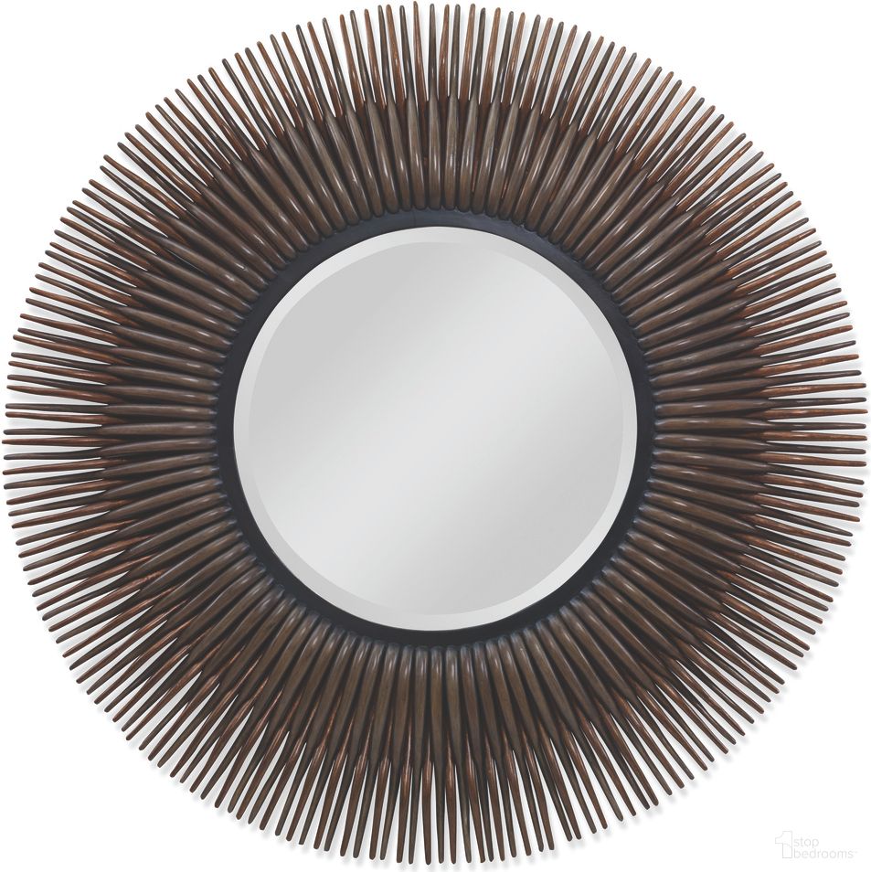 The appearance of Rattan Burst Mirror In Brown designed by Century Furniture in the modern / contemporary interior design. This brown piece of furniture was selected by 1StopBedrooms from Curate Collection to add a touch of cosiness and style into your home. Sku: CT2000. Material: Rattan.