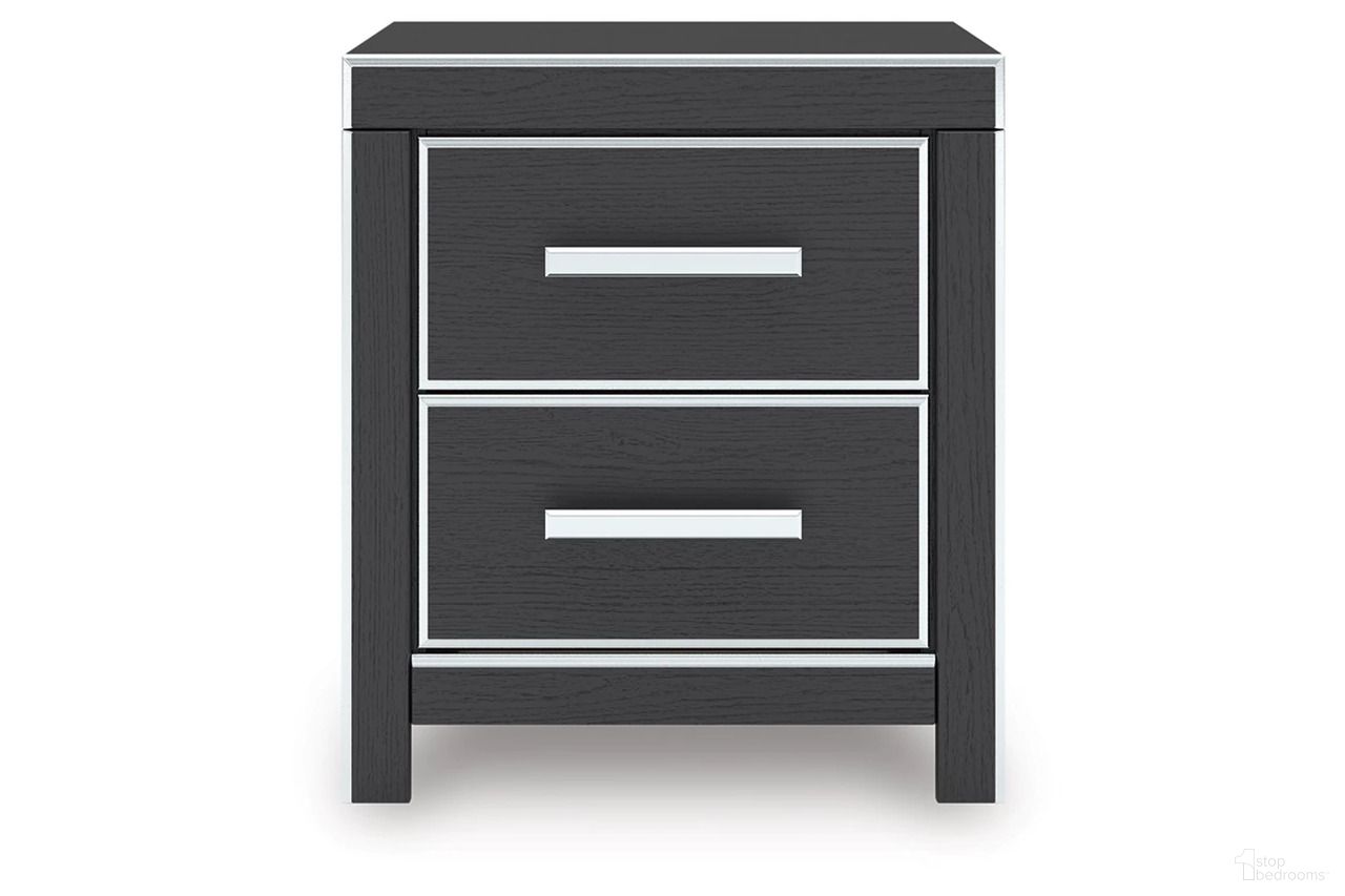 The appearance of Ravalori Nightstand In Black designed by Signature Design by Ashley in the modern / contemporary interior design. This black piece of furniture was selected by 1StopBedrooms from Ravalori Collection to add a touch of cosiness and style into your home. Sku: NCB3380-92. Material: Wood.