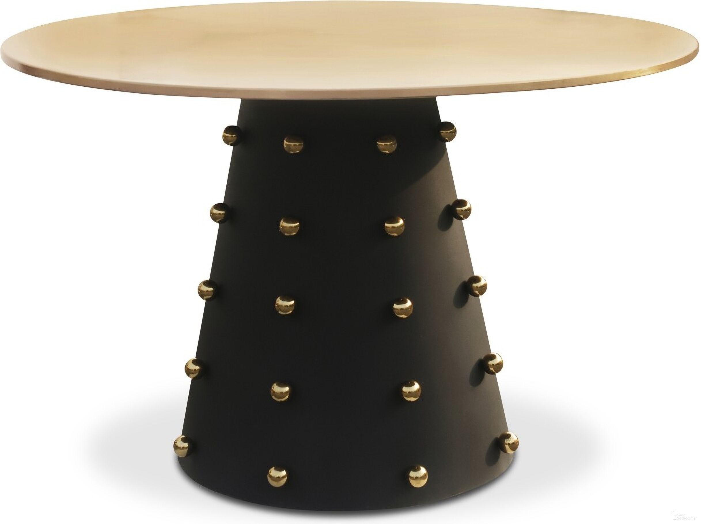 Raven Dining Table In Black and Gold