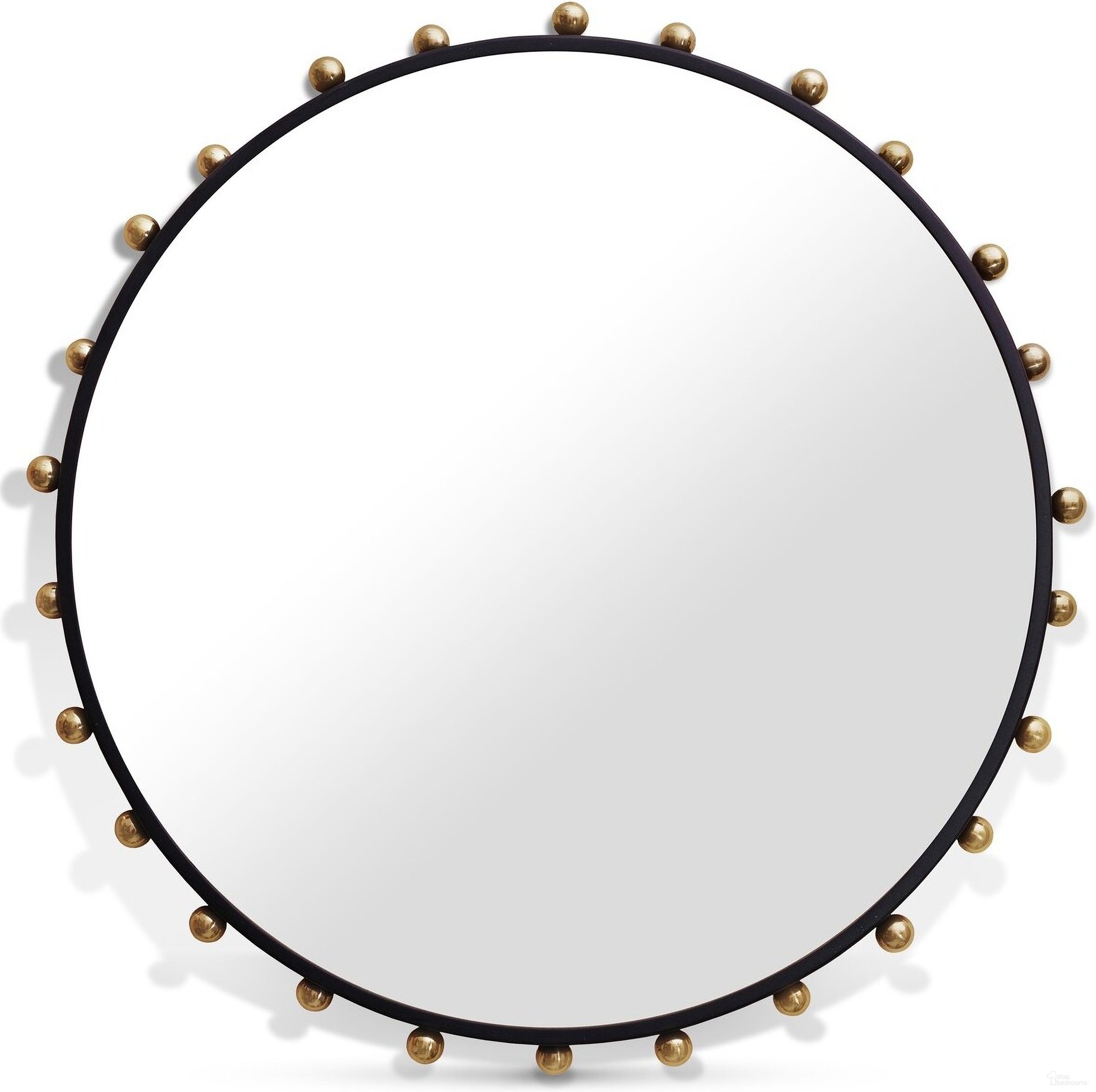 Raven Mirror In Black and Gold