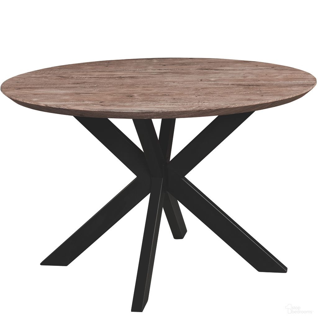 The appearance of Ravenna 47 Inch Wood Round Dining Table In Rustic Grey designed by LeisureMod in the modern / contemporary interior design. This grey piece of furniture was selected by 1StopBedrooms from Ravenna Collection to add a touch of cosiness and style into your home. Sku: RTX47RGR. Table Base Style: Legs. Table Top Shape: Round. Material: MDF. Size: 47".