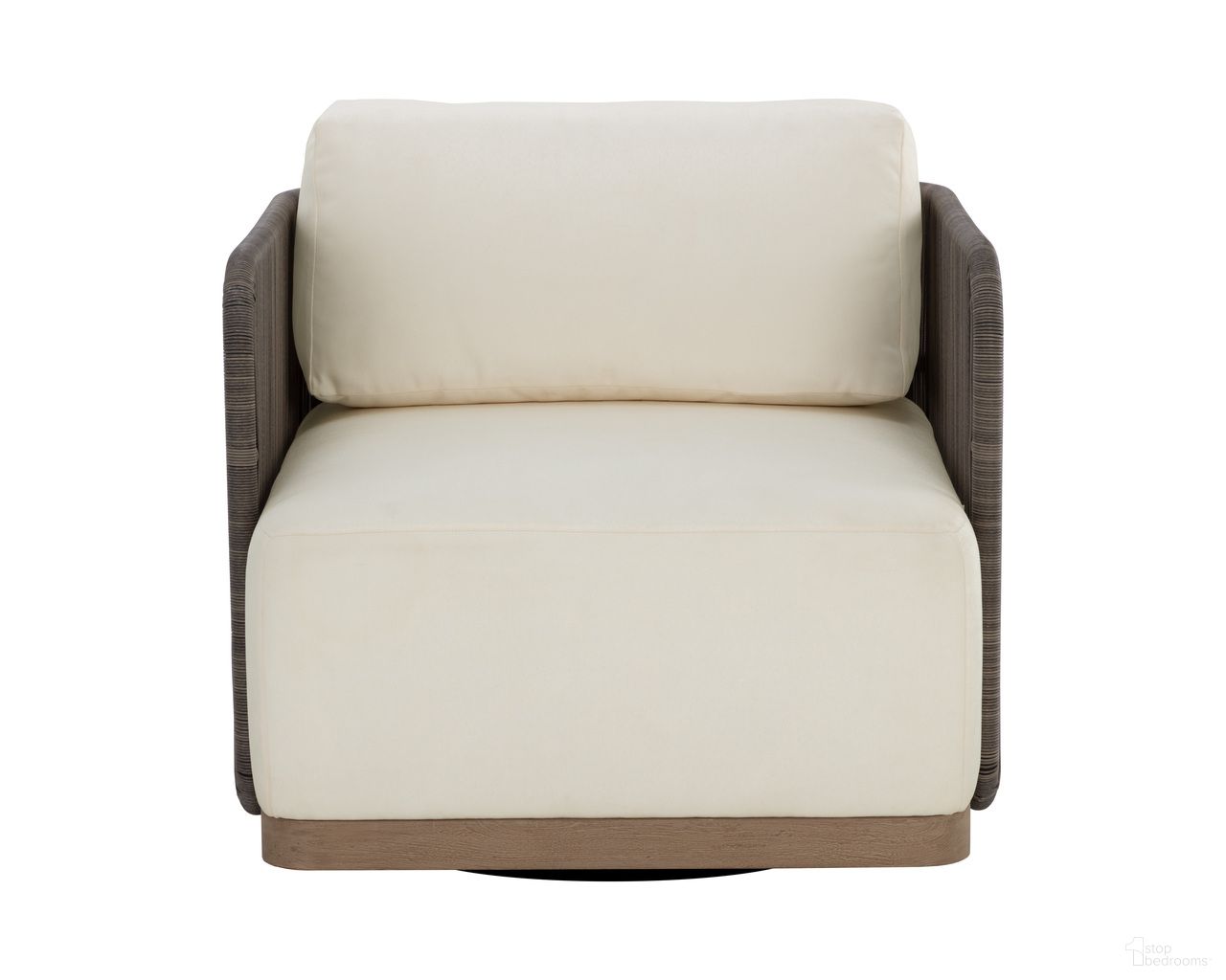 Ravenna Swivel Armchair In Stinson Cream