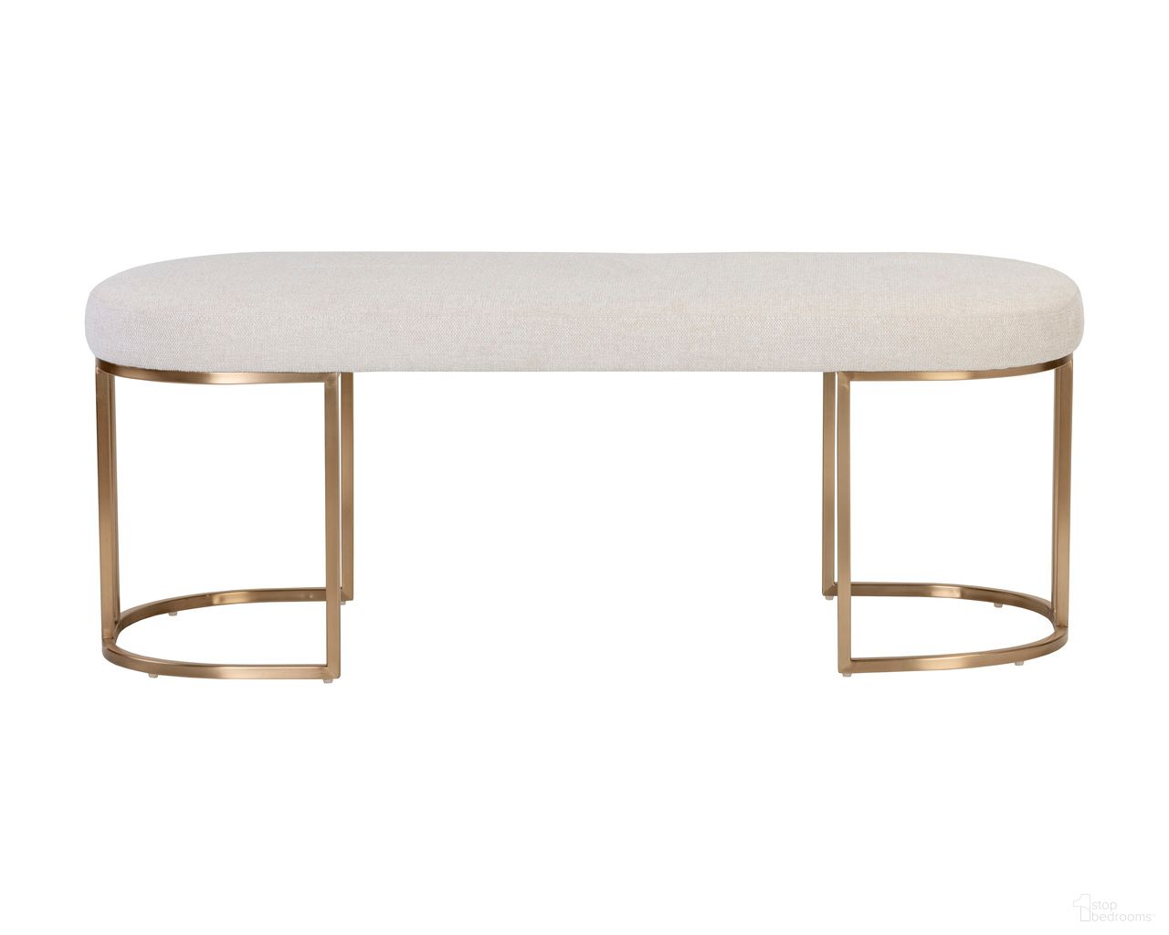 Rayla Bench In Belfast Oatmeal