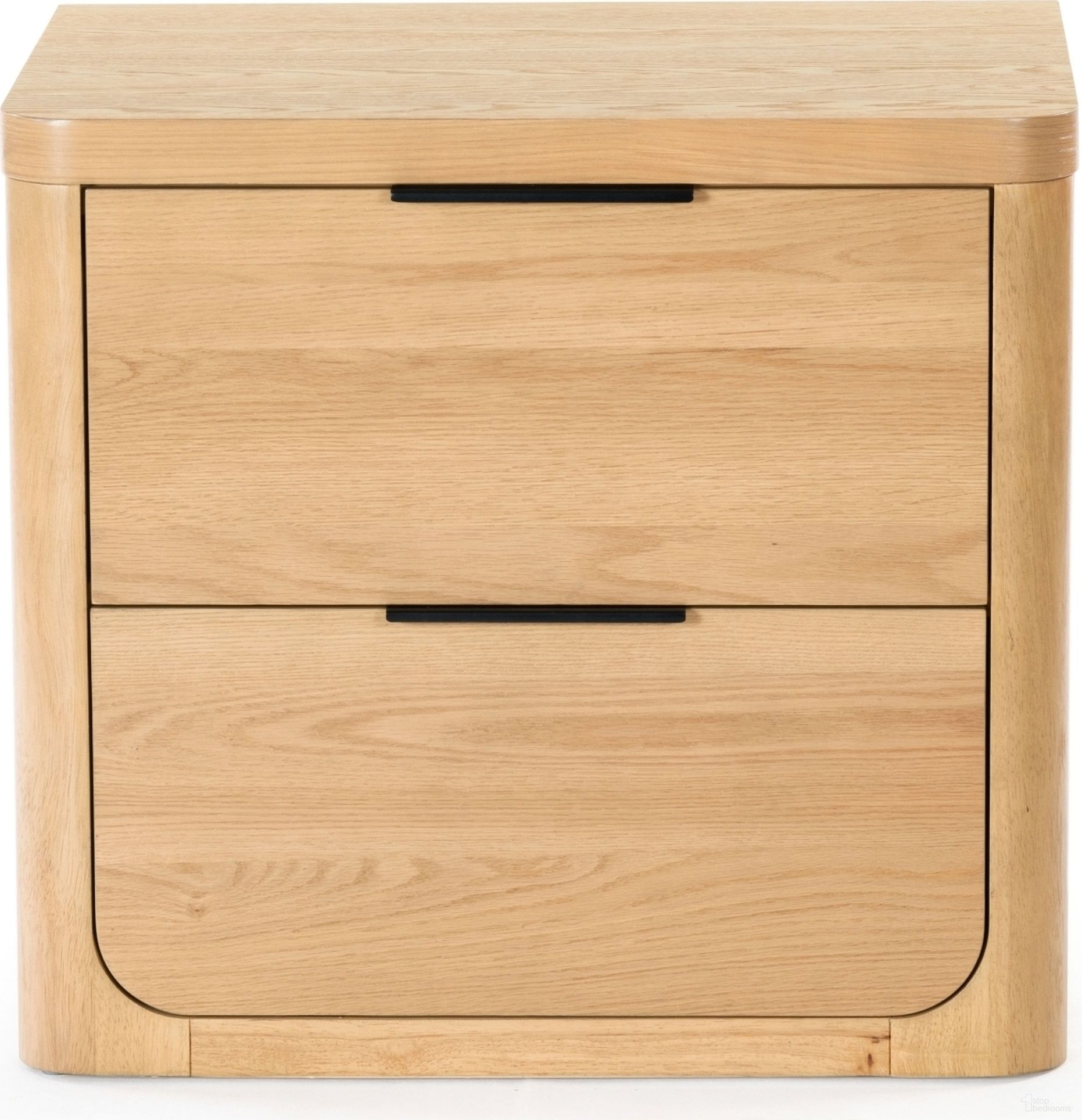 Raylie 2 Drawer Wood Nightstand In Natural