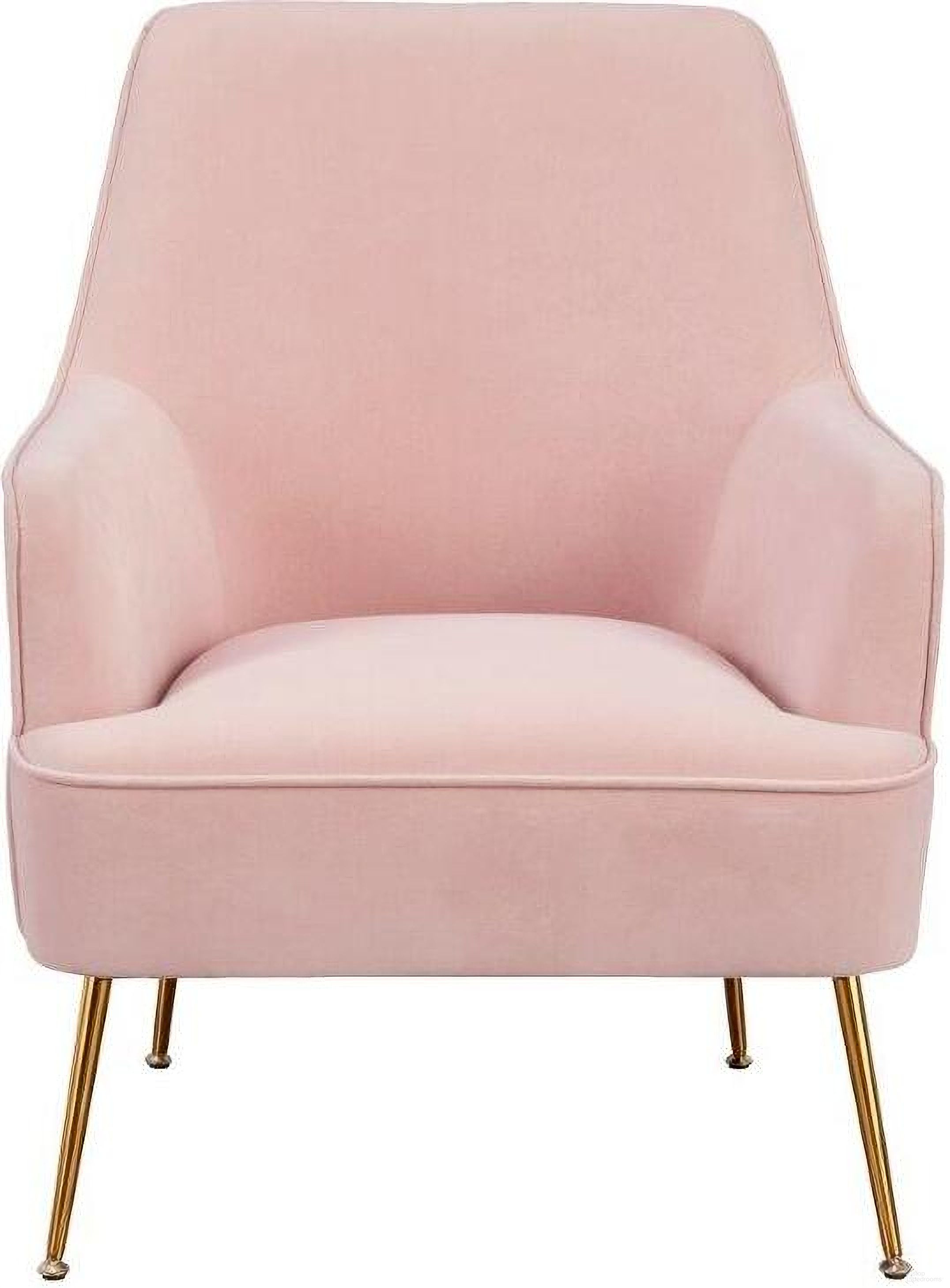 The appearance of Rebecca Leisure Chair In Pink and Gold designed by Alpine in the modern / contemporary interior design. This pink and gold piece of furniture was selected by 1StopBedrooms from Rebecca Collection to add a touch of cosiness and style into your home. Sku: 9010-1-PNK. Material: Velvet.