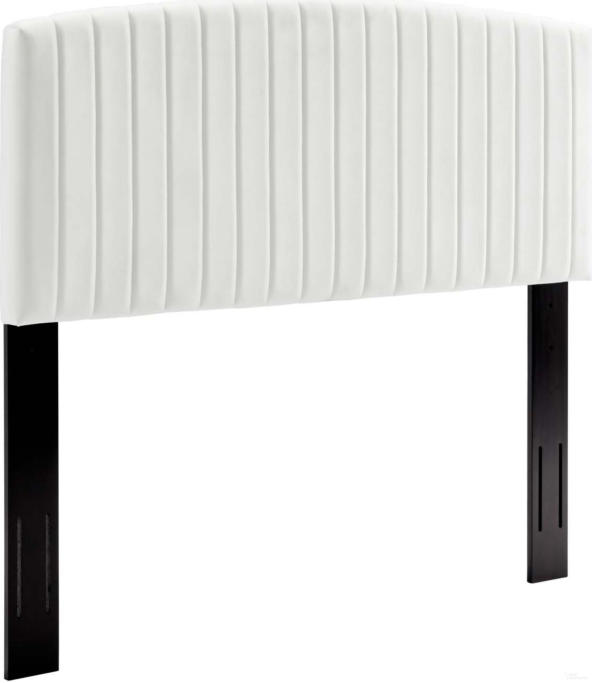 Rebecca White Performance Velvet Full / Queen Headboard