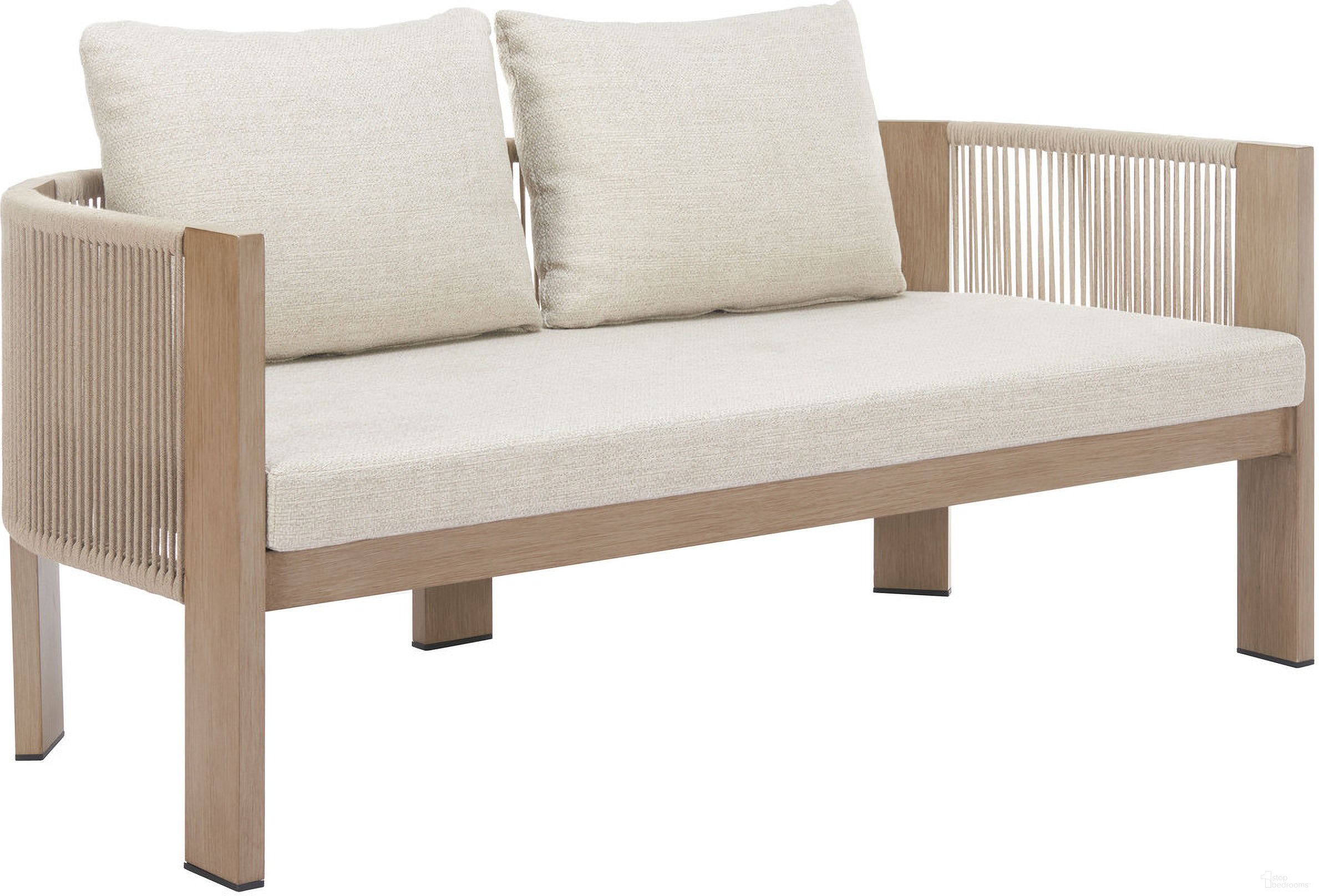 The appearance of Rebel Sofa In Beige designed by Zuo Modern in the modern / contemporary interior design. This beige piece of furniture  was selected by 1StopBedrooms from Rebel Collection to add a touch of cosiness and style into your home. Sku: 704127. Material: Olefin.