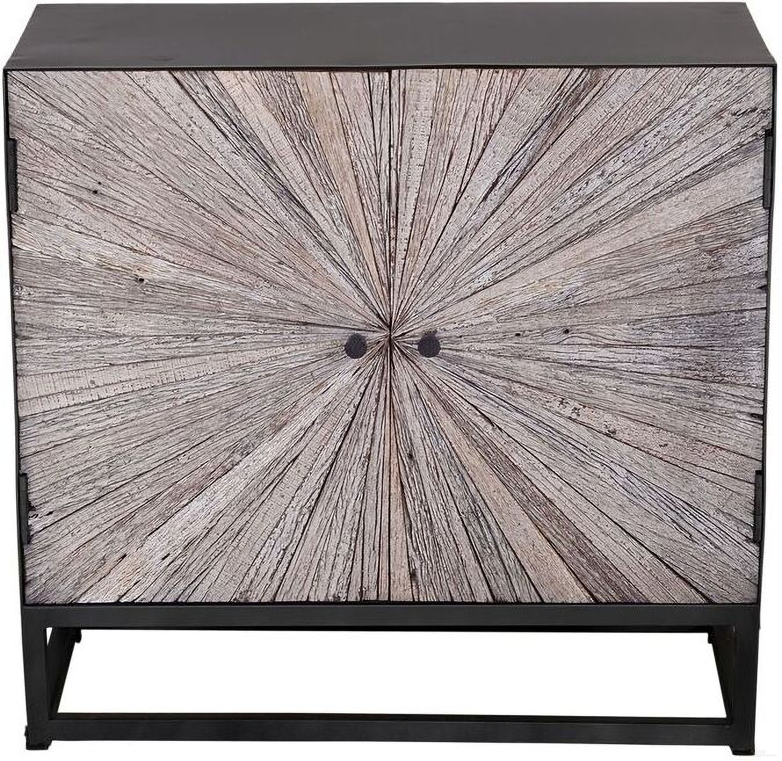 Reclaimed Astral Plains 2 Door Accent Cabinet In Grey Wash