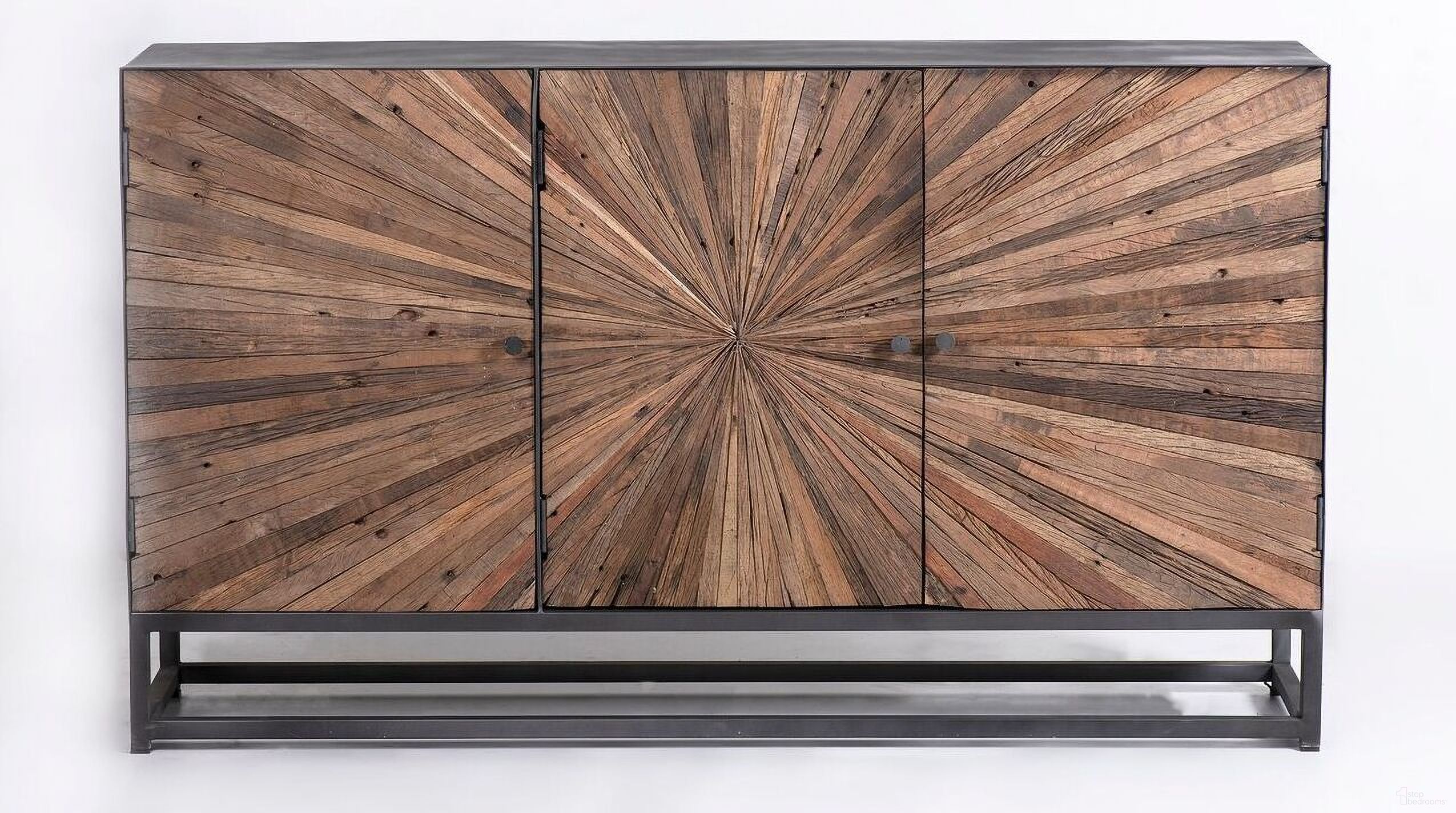 The appearance of Reclaimed Astral Plains 3 Door Accent Cabinet In Natural designed by Jofran in the transitional interior design. This natural piece of furniture  was selected by 1StopBedrooms from Astral Plains Collection to add a touch of cosiness and style into your home. Sku: 1928-59. Material: Acacia.