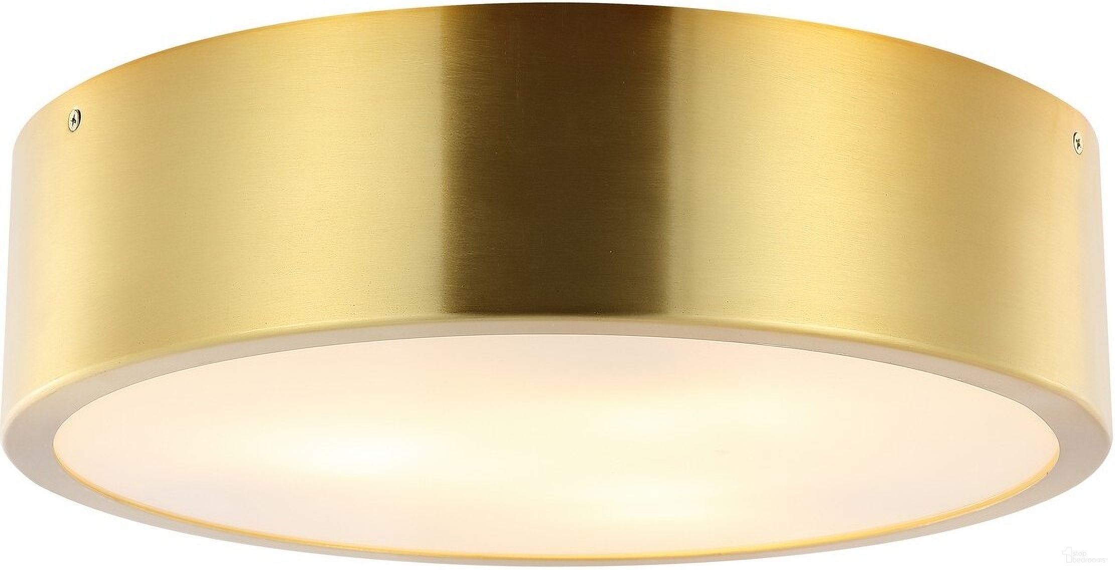 Reda Flush Mount in Brass