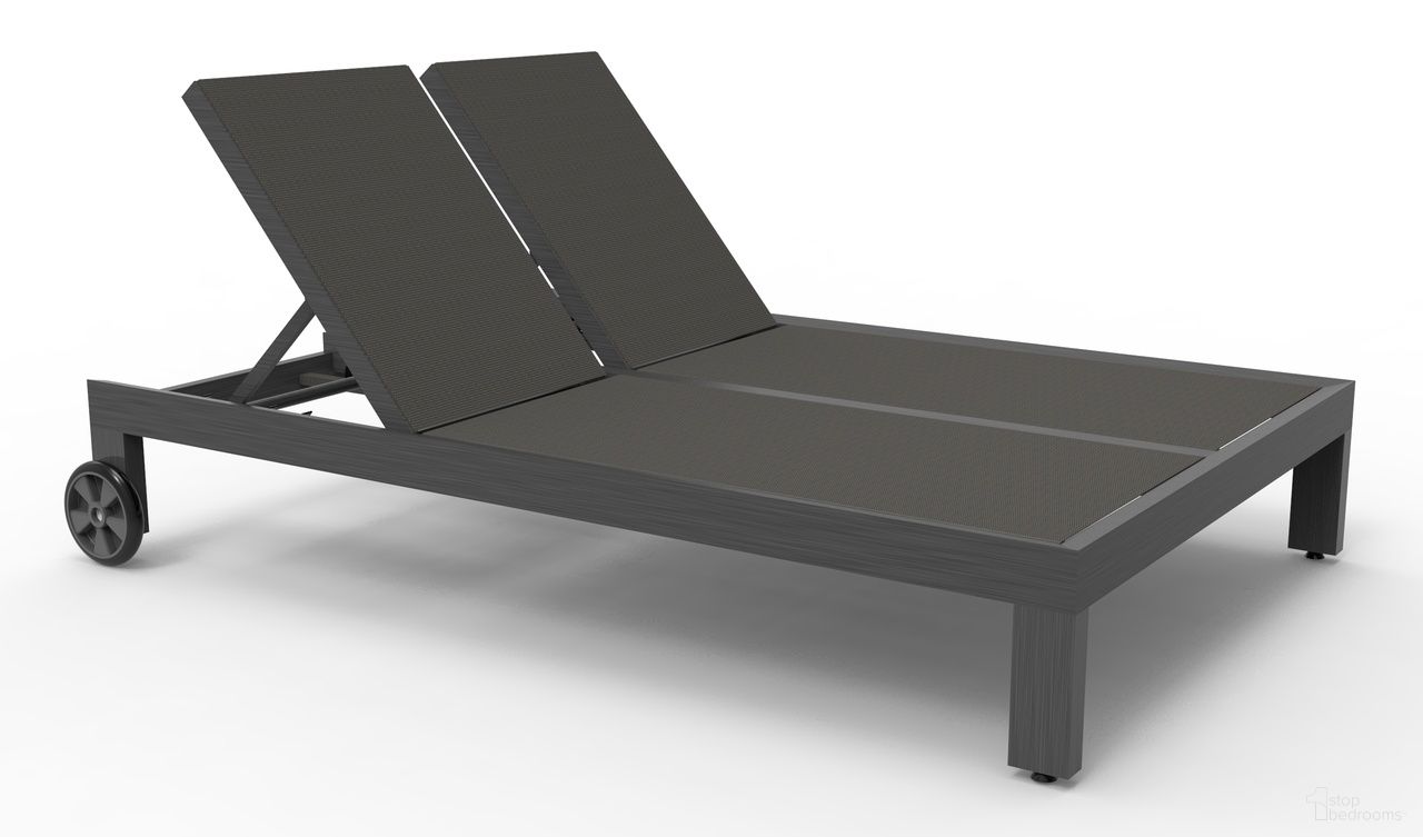 The appearance of Redondo Adjustable Double Sling Chaisein Cast Silver designed by Sunset West in the modern / contemporary interior design. This cast silver piece of furniture was selected by 1StopBedrooms from Redondo Collection to add a touch of cosiness and style into your home. Sku: SW3801-99. Material: Aluminum.