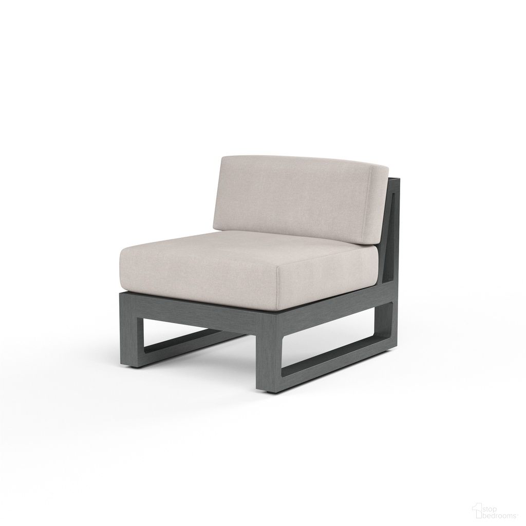 The appearance of Redondo Armless Club in Canvas Natural designed by Sunset West in the modern / contemporary interior design. This canvas natural piece of furniture was selected by 1StopBedrooms from Redondo Collection to add a touch of cosiness and style into your home. Sku: SW3801-AC-5404. Material: Aluminum.