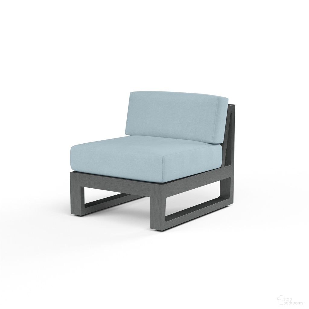 The appearance of Redondo Armless Club in Canvas Skyline designed by Sunset West in the modern / contemporary interior design. This canvas skyline piece of furniture was selected by 1StopBedrooms from Redondo Collection to add a touch of cosiness and style into your home. Sku: SW3801-AC-14091. Material: Aluminum.
