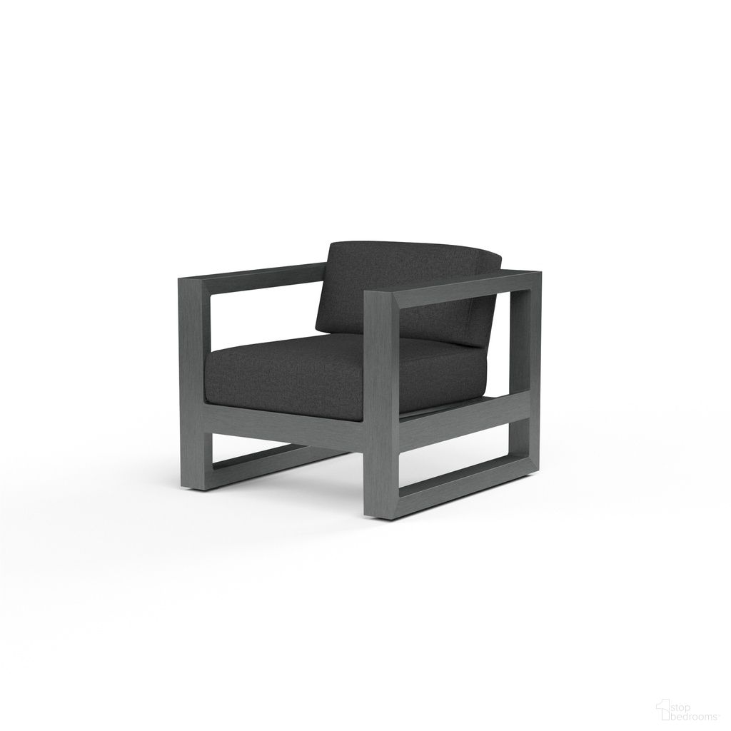 The appearance of Redondo Club Chair in Spectrum Carbon designed by Sunset West in the modern / contemporary interior design. This spectrum carbon piece of furniture  was selected by 1StopBedrooms from Redondo Collection to add a touch of cosiness and style into your home. Sku: SW3801-21-48085. Material: Aluminum.