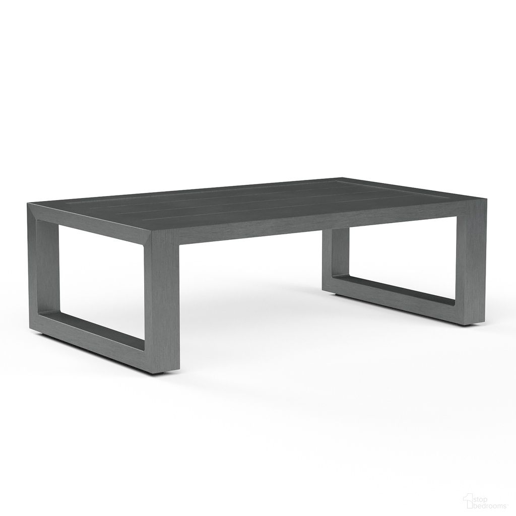 The appearance of Redondo Coffee Table in Slate designed by Sunset West in the modern / contemporary interior design. This slate piece of furniture was selected by 1StopBedrooms from Redondo Collection to add a touch of cosiness and style into your home. Sku: SW3801-CT. Material: Aluminum.
