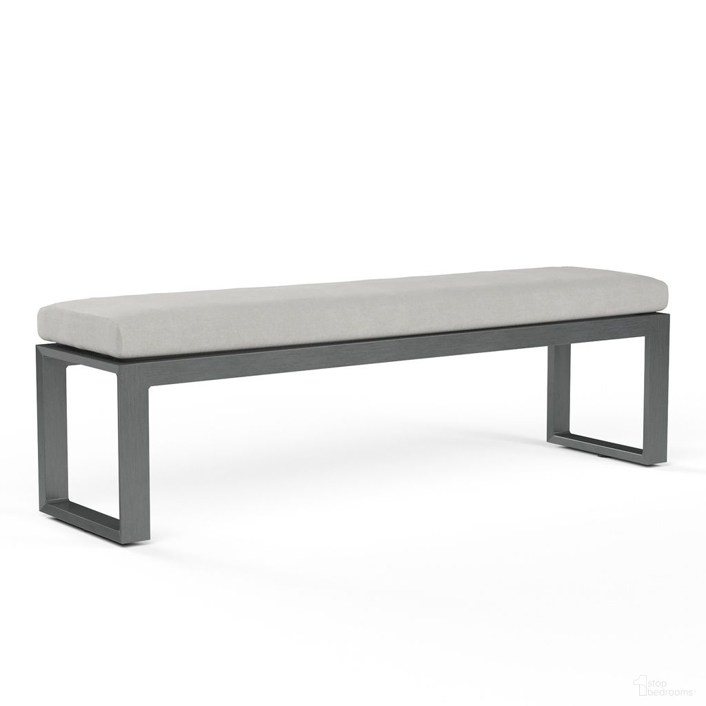 The appearance of Redondo Dining Bench in Cast Silver designed by Sunset West in the modern / contemporary interior design. This cast silver piece of furniture was selected by 1StopBedrooms from Redondo Collection to add a touch of cosiness and style into your home. Sku: SW3801-BNC-SLV-STKIT. Material: Aluminum.