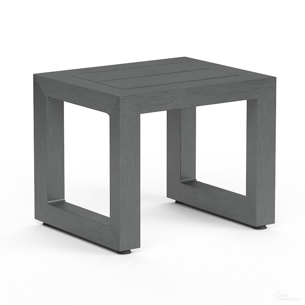 The appearance of Redondo End Table in Slate designed by Sunset West in the modern / contemporary interior design. This slate piece of furniture was selected by 1StopBedrooms from Redondo Collection to add a touch of cosiness and style into your home. Sku: SW3801-ET. Material: Aluminum.