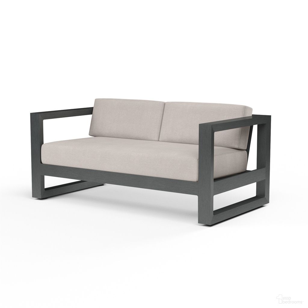 The appearance of Redondo Loveseat in Canvas Natural designed by Sunset West in the modern / contemporary interior design. This canvas natural piece of furniture was selected by 1StopBedrooms from Redondo Collection to add a touch of cosiness and style into your home. Sku: SW3801-22-5404. Material: Aluminum.