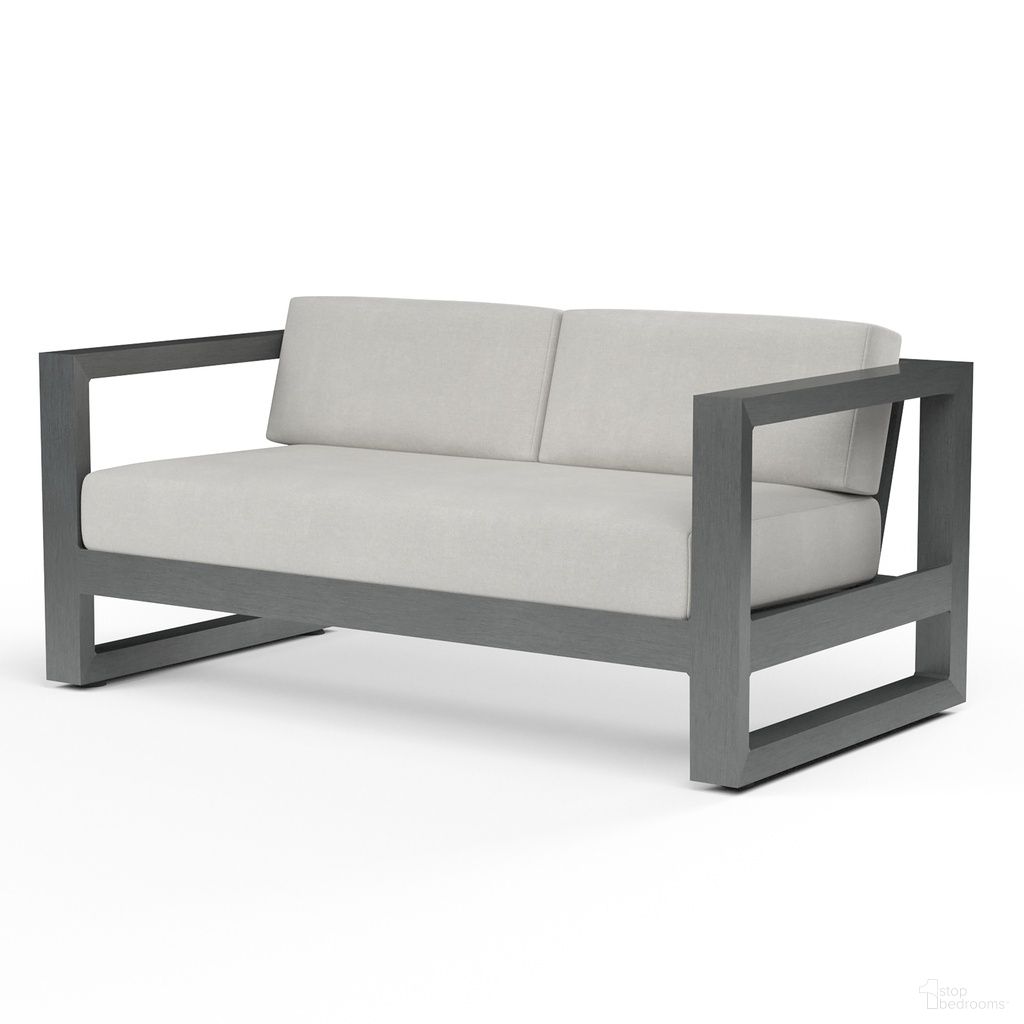 The appearance of Redondo Loveseat in Cast Silver designed by Sunset West in the modern / contemporary interior design. This cast silver piece of furniture was selected by 1StopBedrooms from Redondo Collection to add a touch of cosiness and style into your home. Sku: SW3801-22-SLVR-STKIT. Material: Aluminum.