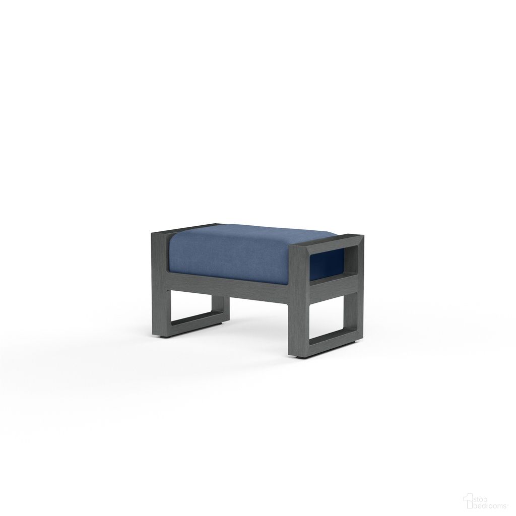 The appearance of Redondo Ottoman in Spectrum Indigo designed by Sunset West in the modern / contemporary interior design. This spectrum indigo piece of furniture was selected by 1StopBedrooms from Redondo Collection to add a touch of cosiness and style into your home. Sku: SW3801-OTT-48080. Material: Aluminum.