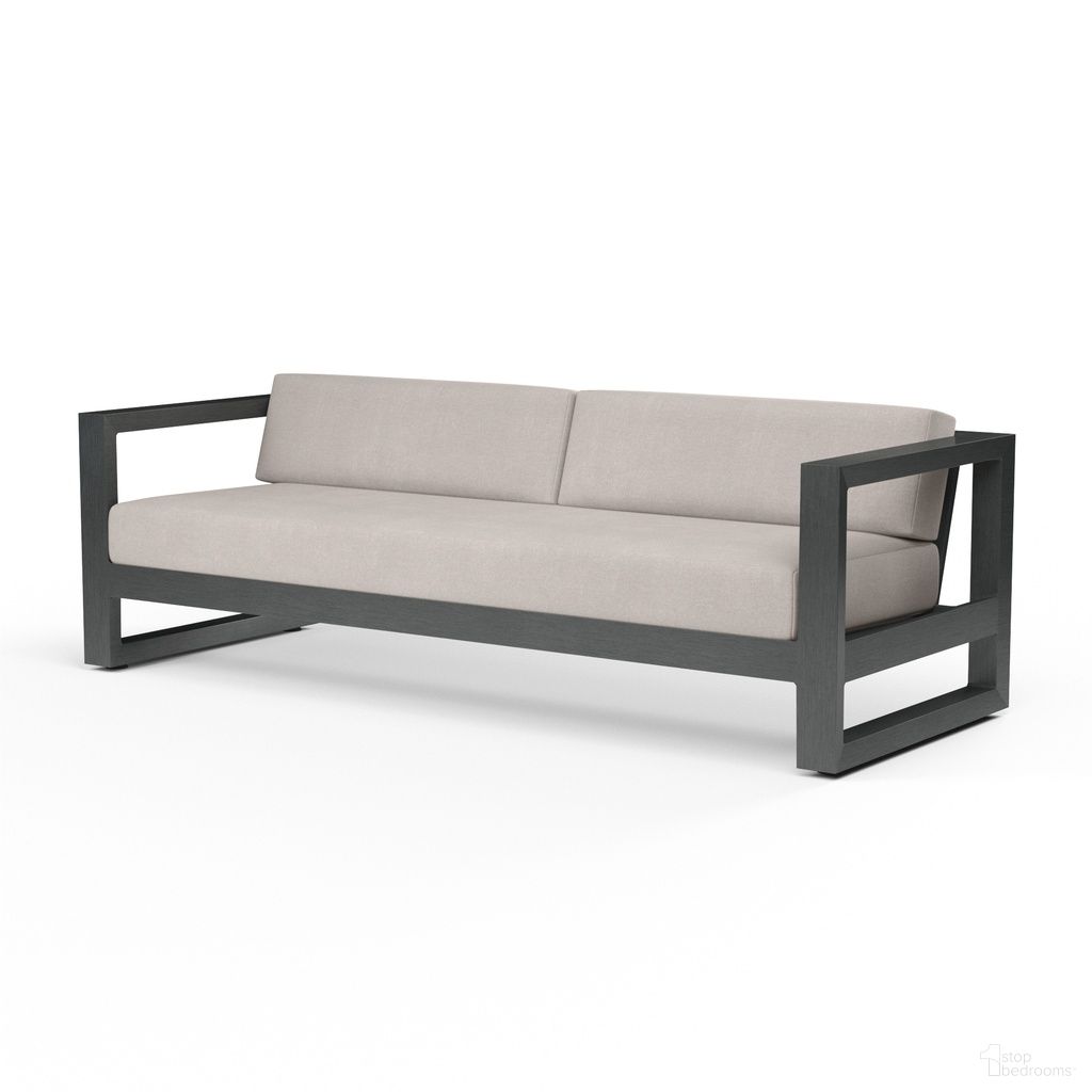 The appearance of Redondo Sofa in Canvas Natural designed by Sunset West in the modern / contemporary interior design. This canvas natural piece of furniture was selected by 1StopBedrooms from Redondo Collection to add a touch of cosiness and style into your home. Sku: SW3801-23-5404. Material: Aluminum.