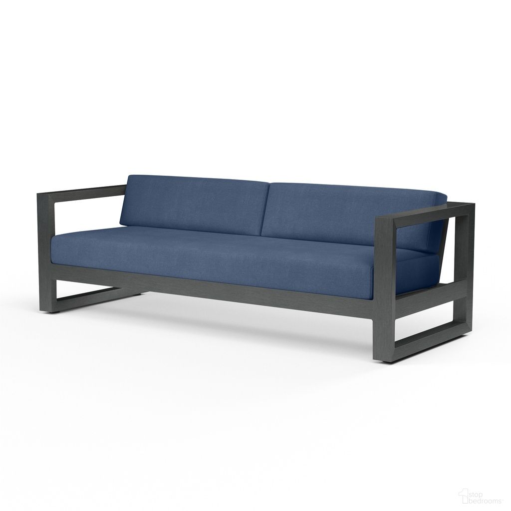 The appearance of Redondo Sofa in Spectrum Indigo designed by Sunset West in the modern / contemporary interior design. This spectrum indigo piece of furniture was selected by 1StopBedrooms from Redondo Collection to add a touch of cosiness and style into your home. Sku: SW3801-23-48080. Material: Aluminum.