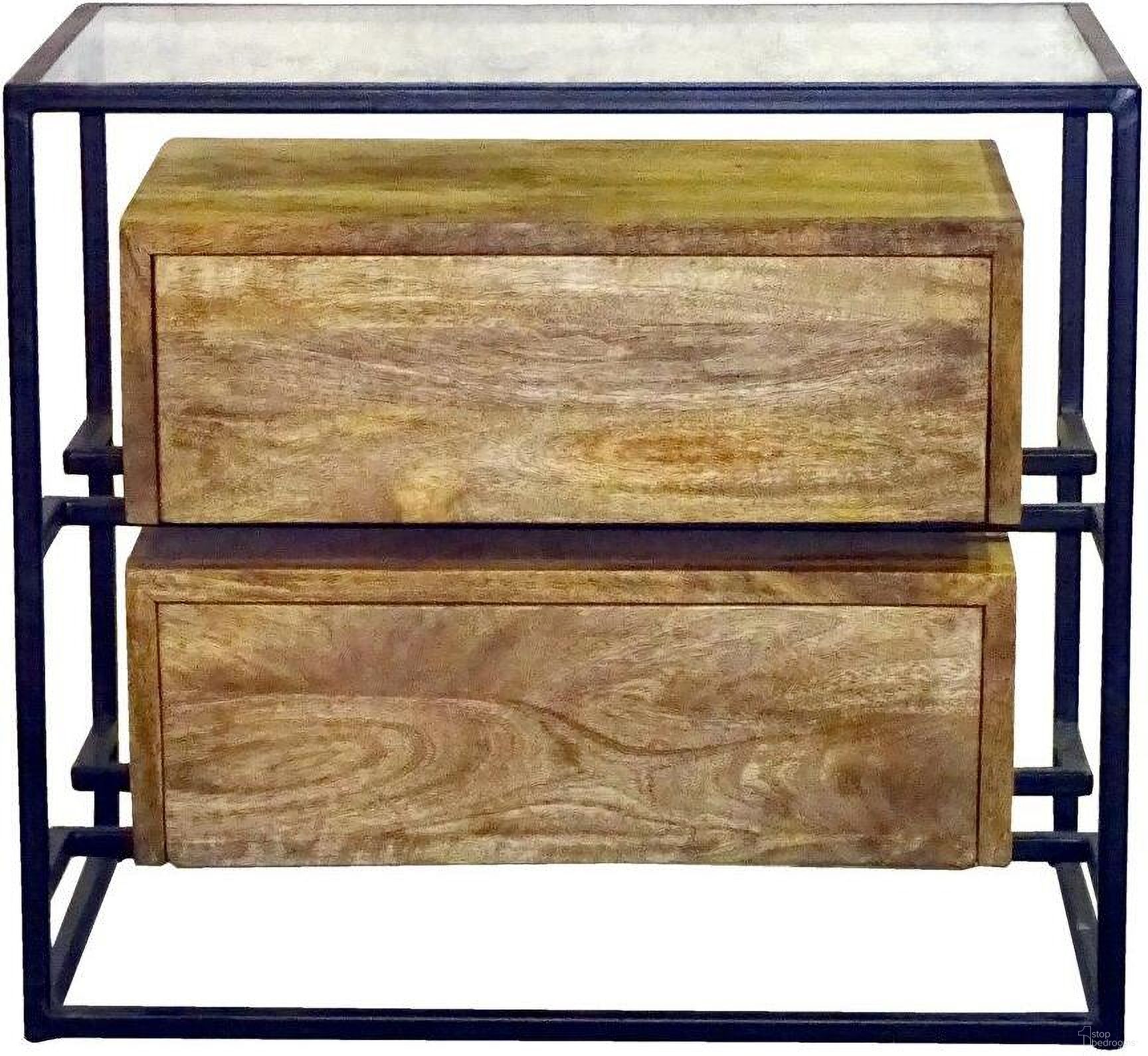 The appearance of Redondo Tatum 2 Drawer Nightstand In Natural designed by Moti in the industrial interior design. This natural piece of furniture  was selected by 1StopBedrooms from Redondo Collection to add a touch of cosiness and style into your home. Sku: 59014001. Material: Wood.