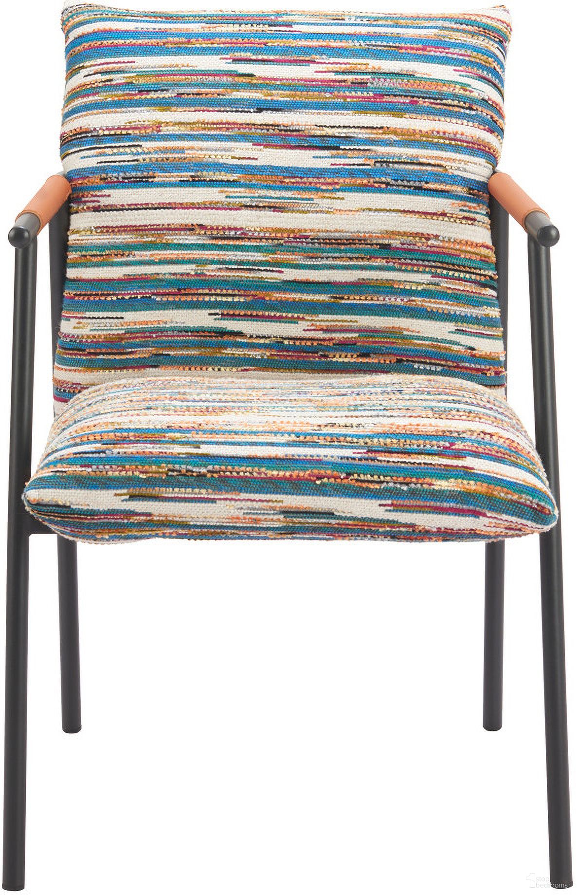 The appearance of Reduga Dining Chair In Multicolor designed by Zuo Modern in the modern / contemporary interior design. This multicolor piece of furniture was selected by 1StopBedrooms from Reduga Collection to add a touch of cosiness and style into your home. Sku: 110834. Material: Polyester. Chair Type: Arm Chair.