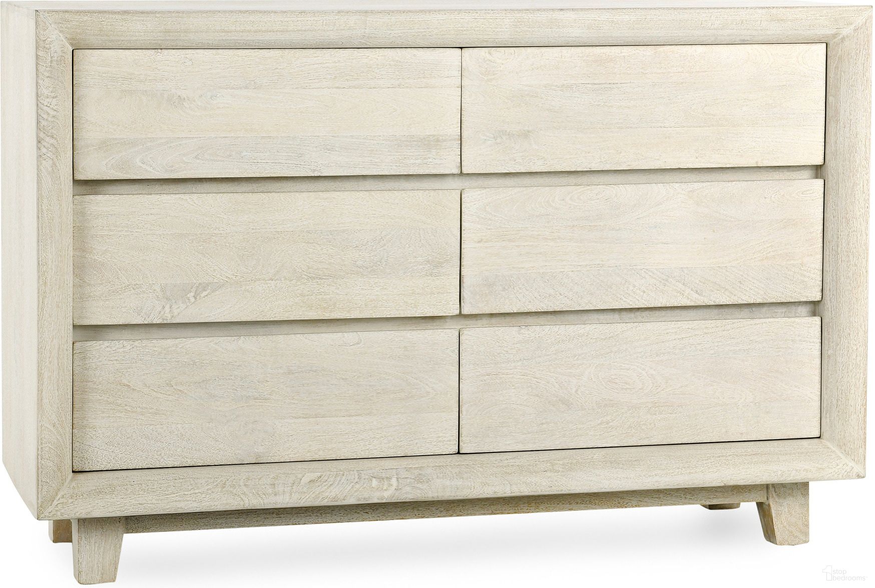 The appearance of Reece 6 Drawer Dresser In Sand designed by Classic Home in the modern / contemporary interior design. This sand piece of furniture  was selected by 1StopBedrooms from Reece Collection to add a touch of cosiness and style into your home. Sku: 52010857. Material: Mango Wood.
