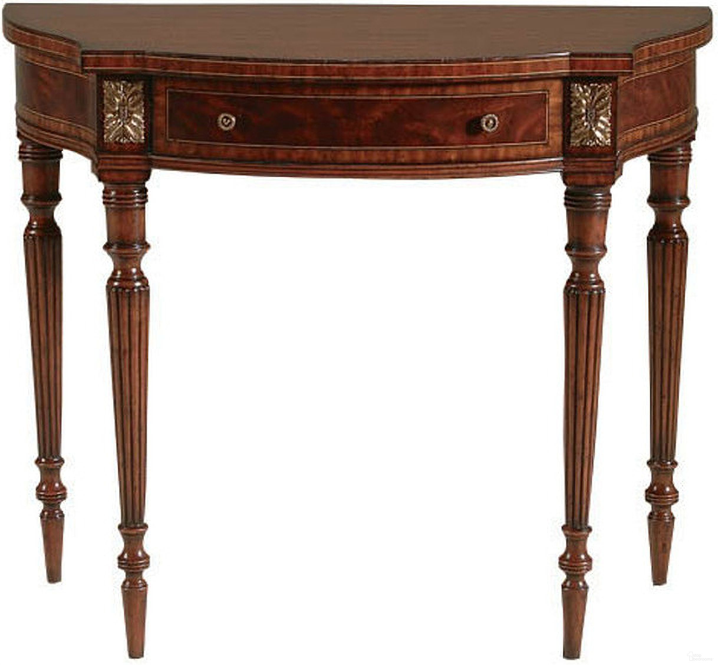 The appearance of Reed Console Table In Mahogany designed by Maitland-Smith in the modern / contemporary interior design. This mahogany piece of furniture was selected by 1StopBedrooms from Maitland Smith Collection to add a touch of cosiness and style into your home. Sku: 8108-34. Material: Mahogany.