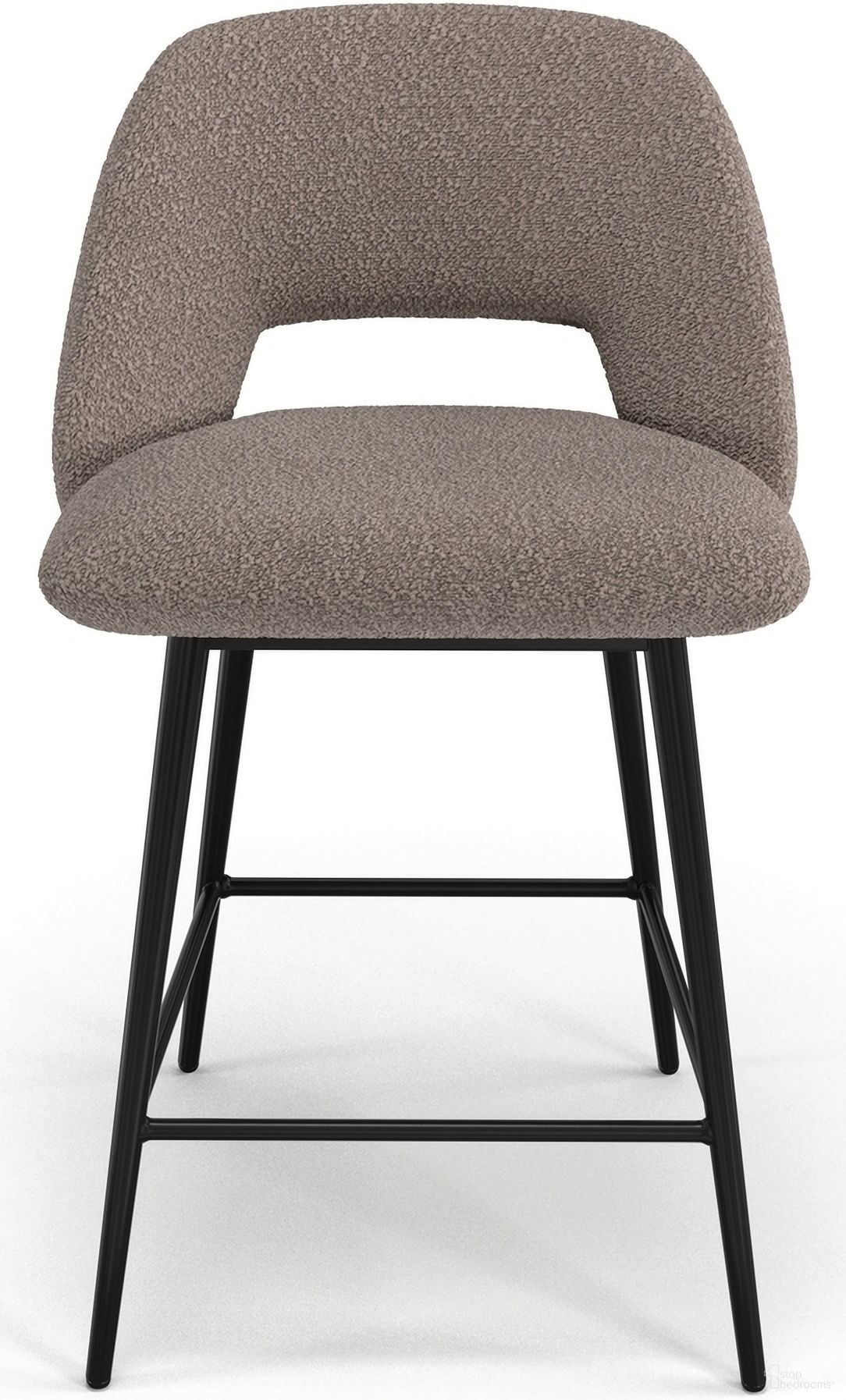 The appearance of Reed Counter Height Stools Set of 2 In Grey designed by Aeon in the modern / contemporary interior design. This grey piece of furniture  was selected by 1StopBedrooms from Reed Collection to add a touch of cosiness and style into your home. Sku: AE8424-Ctr-Grey. Material: Plywood.