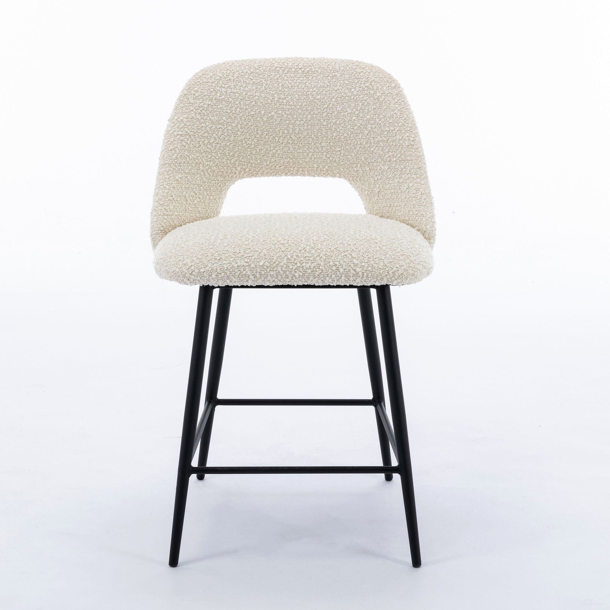 The appearance of Reed Counter Height Stools Set of 2 In White designed by Aeon in the modern / contemporary interior design. This white piece of furniture was selected by 1StopBedrooms from Reed Collection to add a touch of cosiness and style into your home. Sku: AE8424-Ctr-White. Material: Plywood.