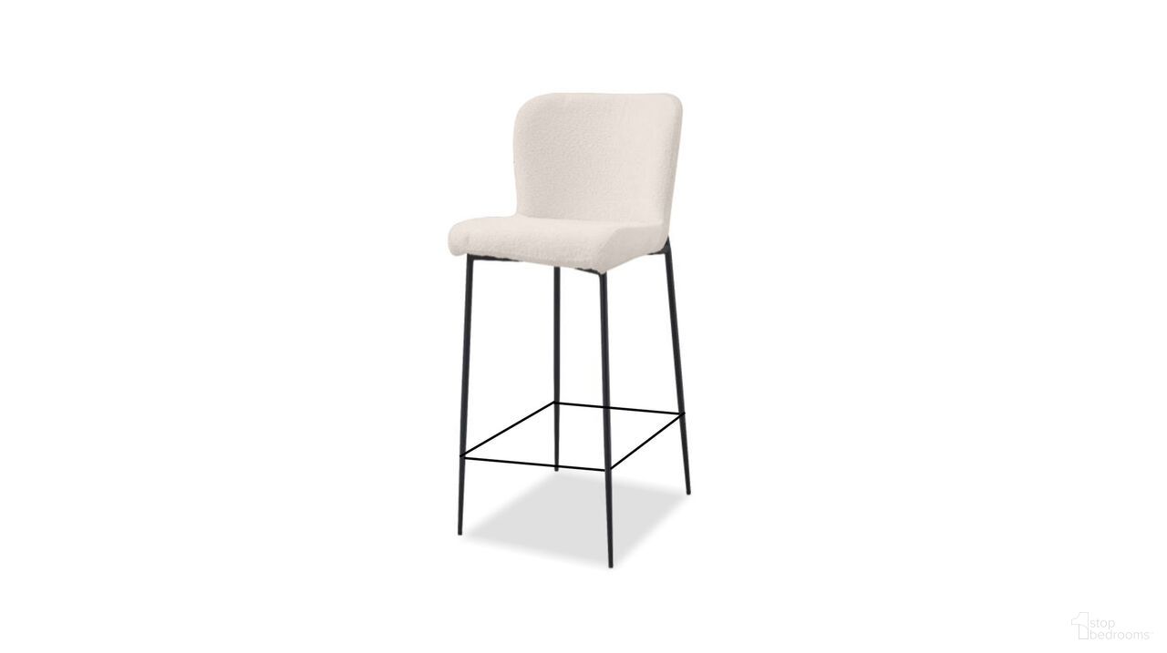 The appearance of Reef Counter Stool Set of 2 Black Powder Coated Steel Base In Biscuit Beige designed by Mobital in the modern / contemporary interior design. This biscuit beige piece of furniture was selected by 1StopBedrooms from Reef Collection to add a touch of cosiness and style into your home. Sku: DCS-REEF-BISB-PCBLA. Material: Metal.
