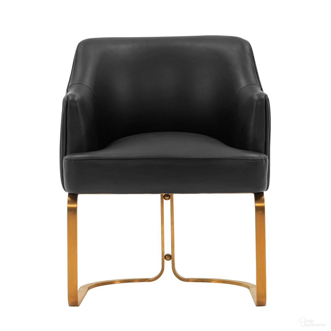 Raya Dining Armchair In Black