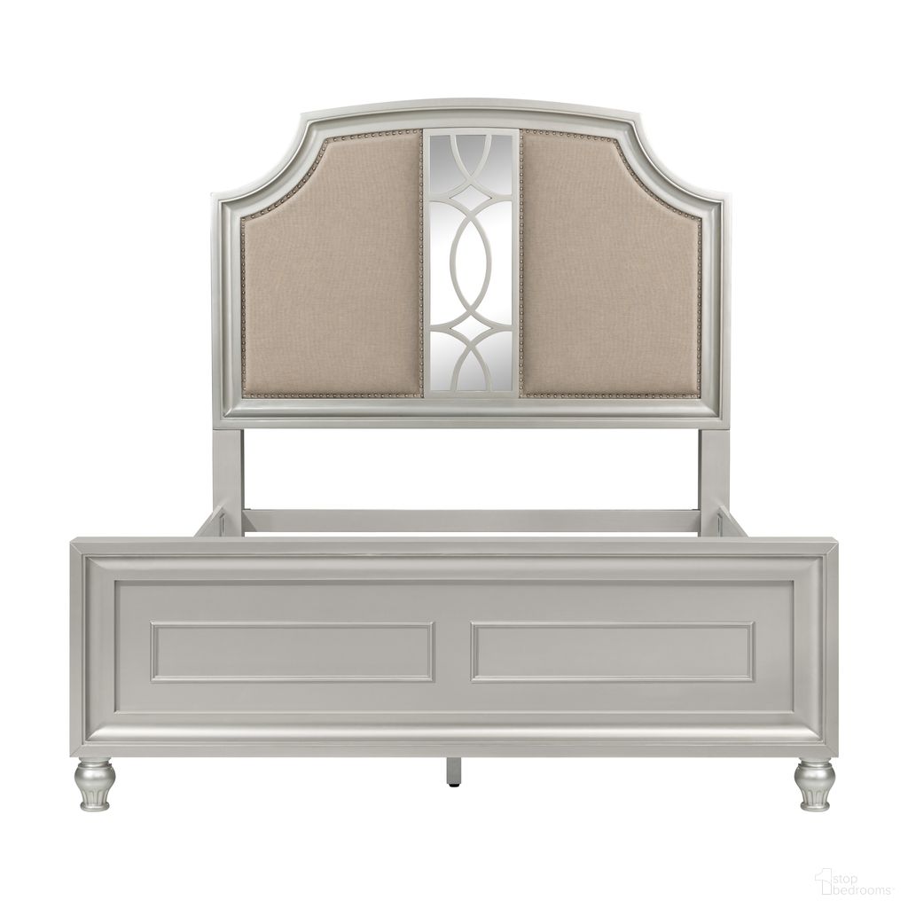 The appearance of Reflections Queen Upholstered Bed In Gray and Natural designed by New Classic in the traditional interior design. This gray/natural piece of furniture was selected by 1StopBedrooms from Reflections Collection to add a touch of cosiness and style into your home. Sku: B4627-310;B4627-320;B4627-330. Material: Wood. Bed Size: Queen. Bed Type: Upholstered Bed.