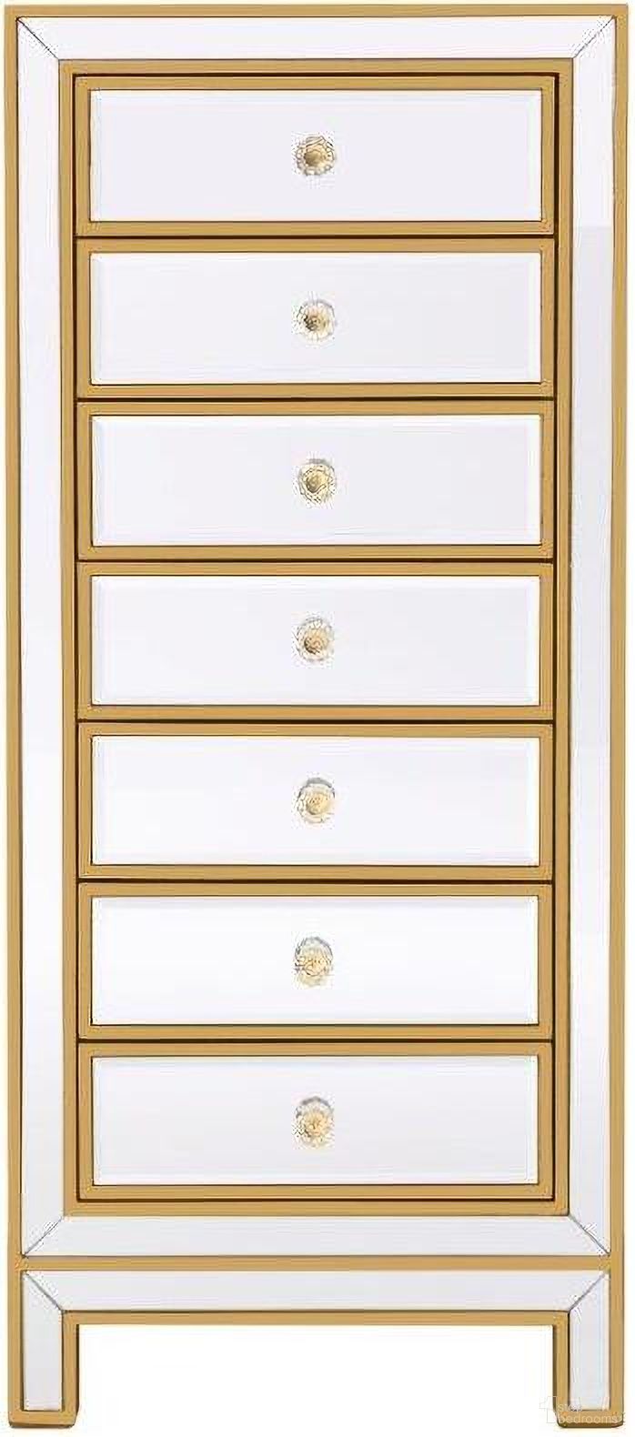 The appearance of Reflexion Antique Gold Lingere Chests designed by Elegant Lighting in the transitional interior design. This antique gold piece of furniture was selected by 1StopBedrooms from Reflexion Collection to add a touch of cosiness and style into your home. Sku: MF72047G. Material: Wood.