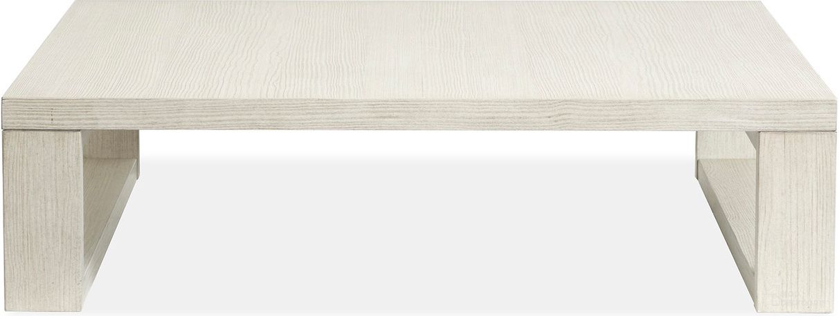 The appearance of Refton Square Cocktail Table In Balboa Mist designed by Magnussen in the modern / contemporary interior design. This balboa mist piece of furniture  was selected by 1StopBedrooms from Refton Collection to add a touch of cosiness and style into your home. Sku: T5937-41. Material: Pine Veneer.