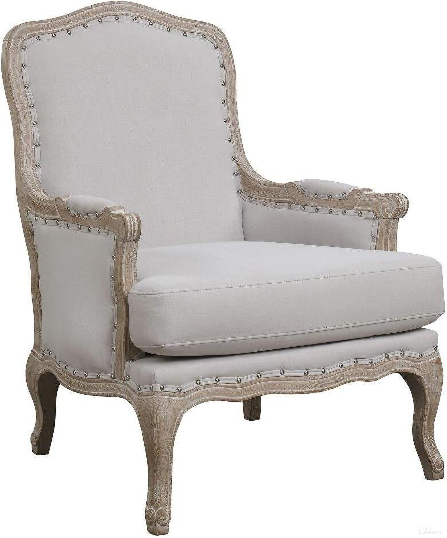 The appearance of Regal Taupe Accent Chair designed by Picket House in the traditional interior design. This white piece of furniture was selected by 1StopBedrooms from Regal Collection to add a touch of cosiness and style into your home. Sku: UAZ540100G. Material: Polyester.