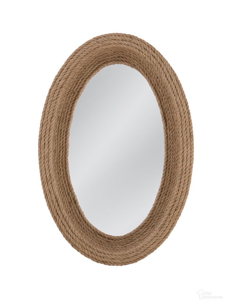 Regatta Wall Mirror In Natural Jute Rope