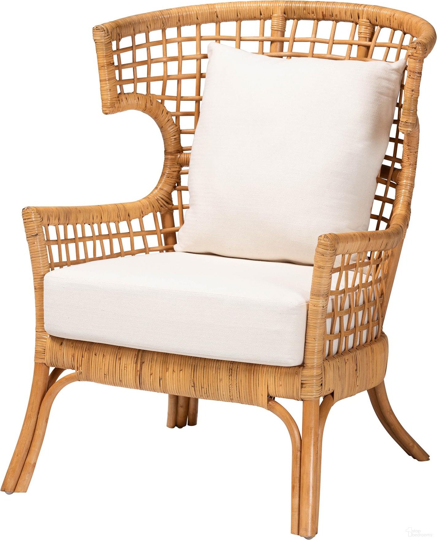 The appearance of Regina Rattan Arm Chair In Light Honey designed by Baxton Studio in the bohemian interior design. This honey piece of furniture was selected by 1StopBedrooms from Regina Collection to add a touch of cosiness and style into your home. Sku: REGINA-Light Honey Rattan/Wicker Weave-CC. Material: Rattan.