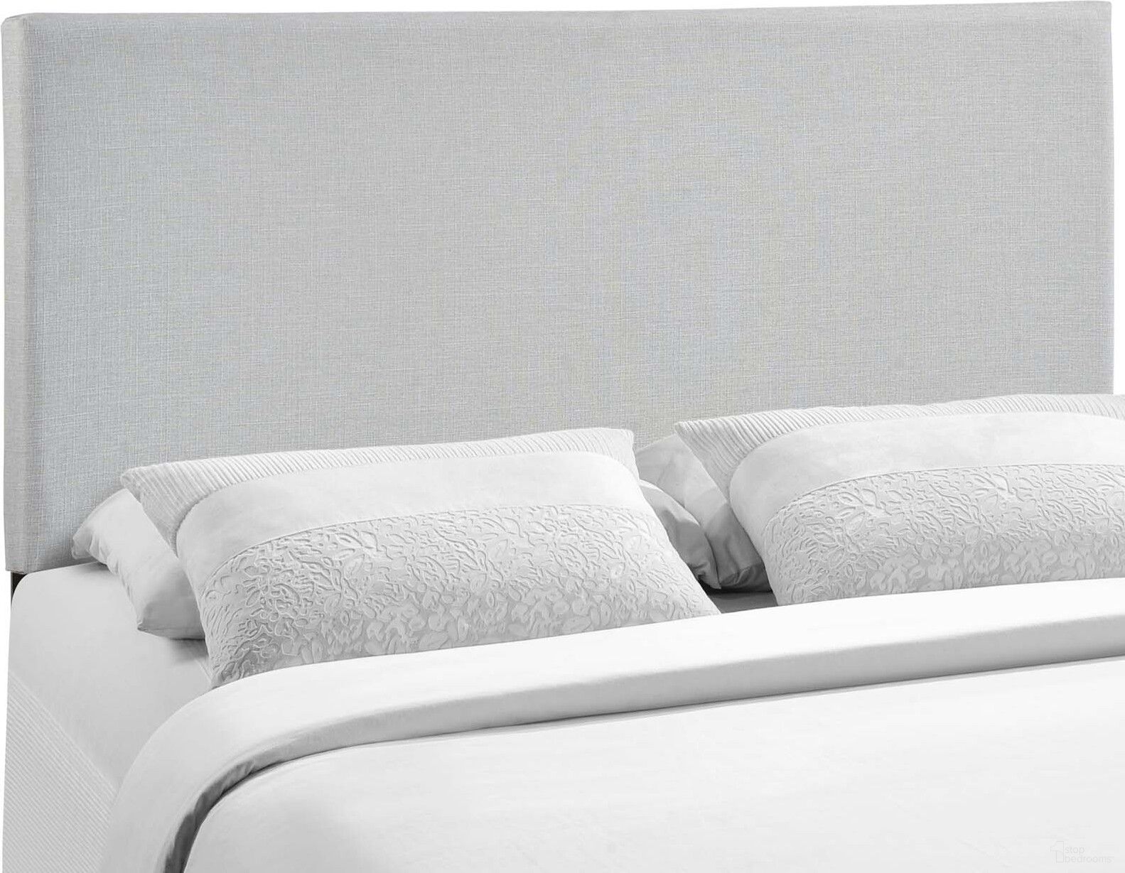Region Sky Gray Queen Upholstered Headboard