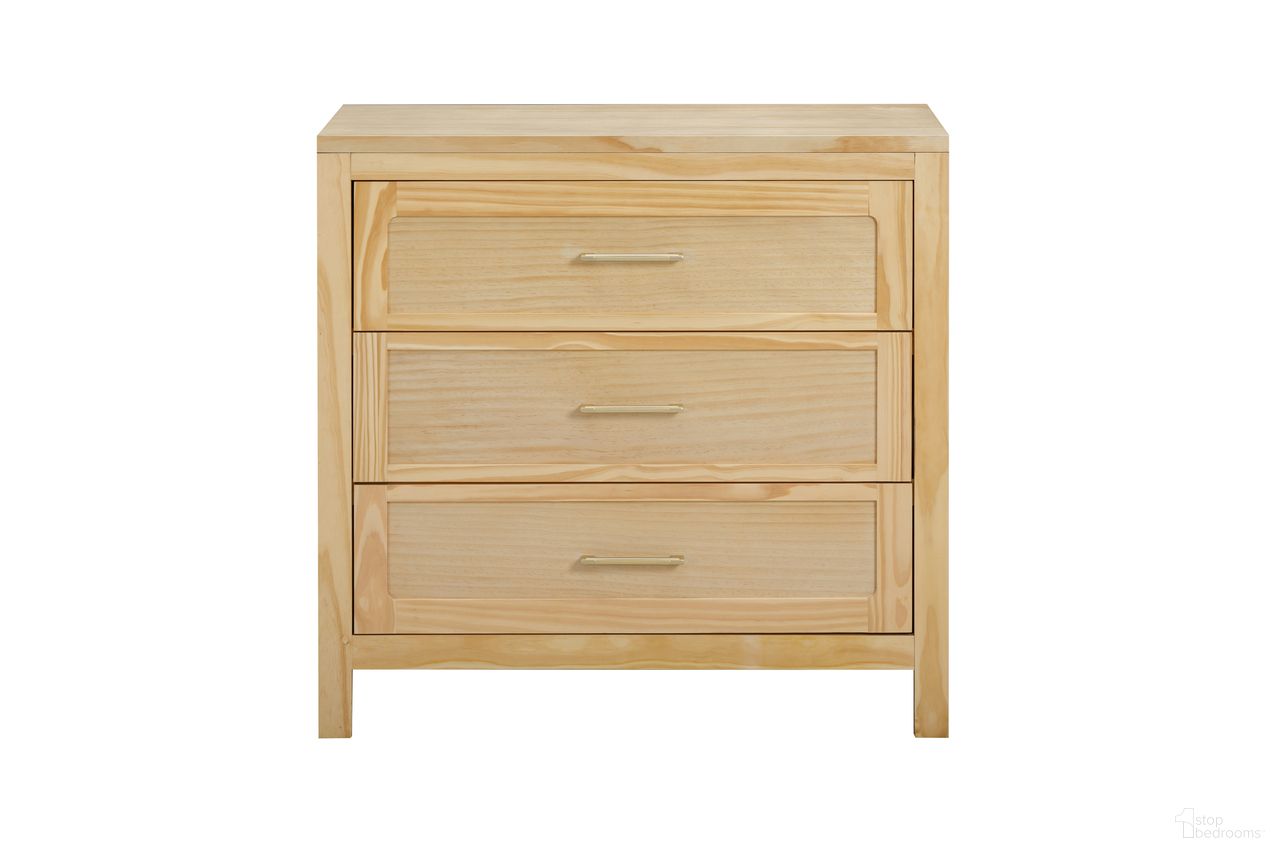 Reign 3 Drawer Dresser In Pine Natural
