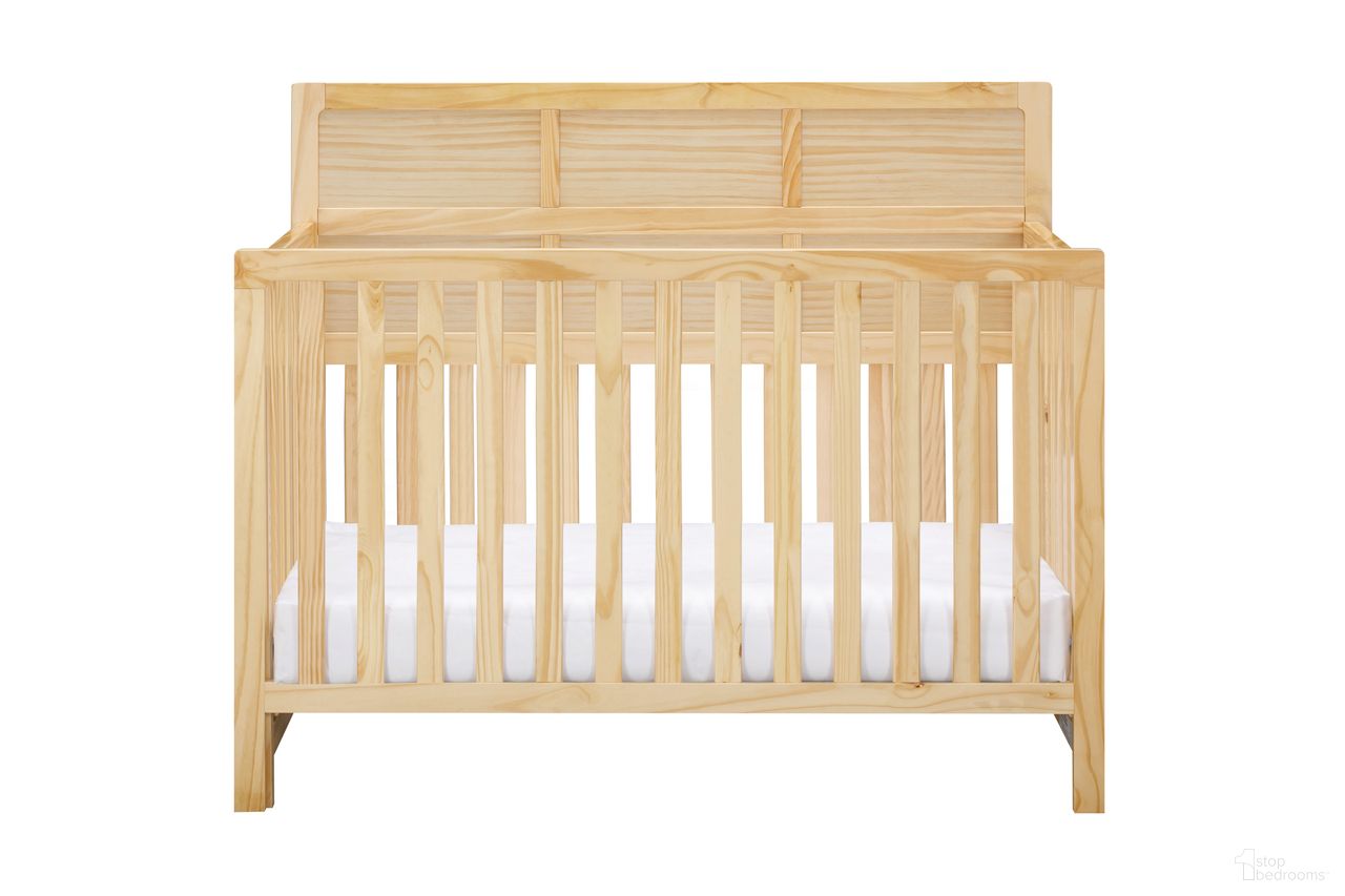 Reign 4 In 1 Panel Crib In Pine Natural