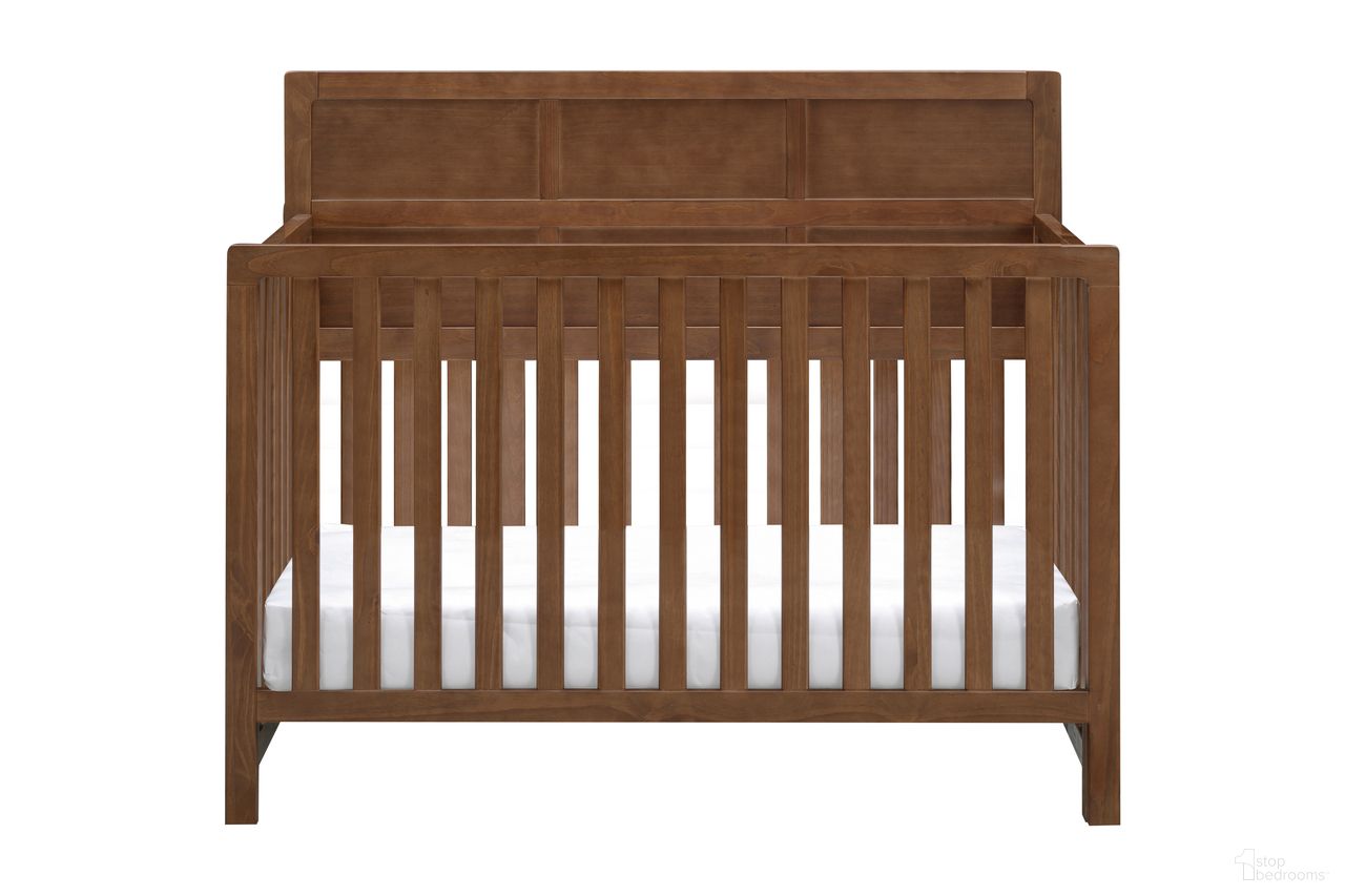 Reign 4 In 1 Panel Crib In Walnut