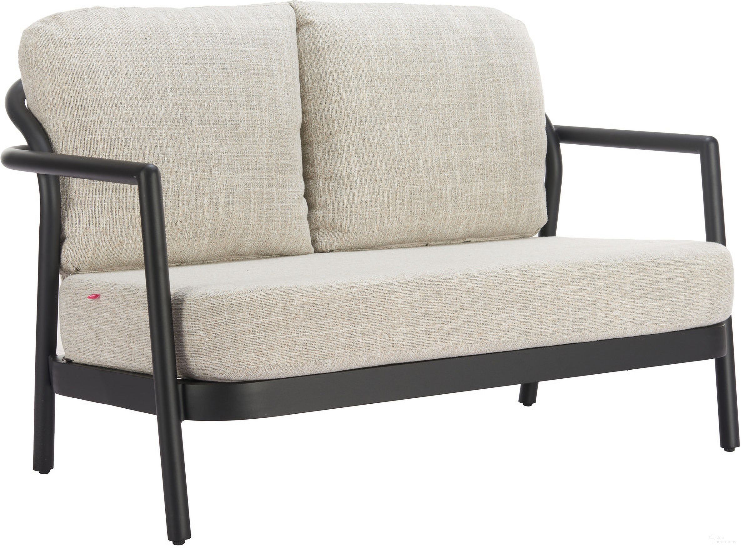 The appearance of Rein Loveseat In Beige designed by Zuo Modern in the modern / contemporary interior design. This beige piece of furniture  was selected by 1StopBedrooms from Rein Collection to add a touch of cosiness and style into your home. Sku: 704129. Material: Olefin.