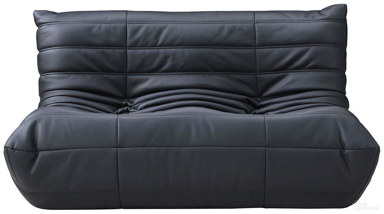 The appearance of Relax 54.75 Inch Vegan Leather Upholstered Loveseat In Black designed by Meridian in the modern / contemporary interior design. This black piece of furniture was selected by 1StopBedrooms from Relax Collection to add a touch of cosiness and style into your home. Sku: 44063Black-L. Material: Leather.