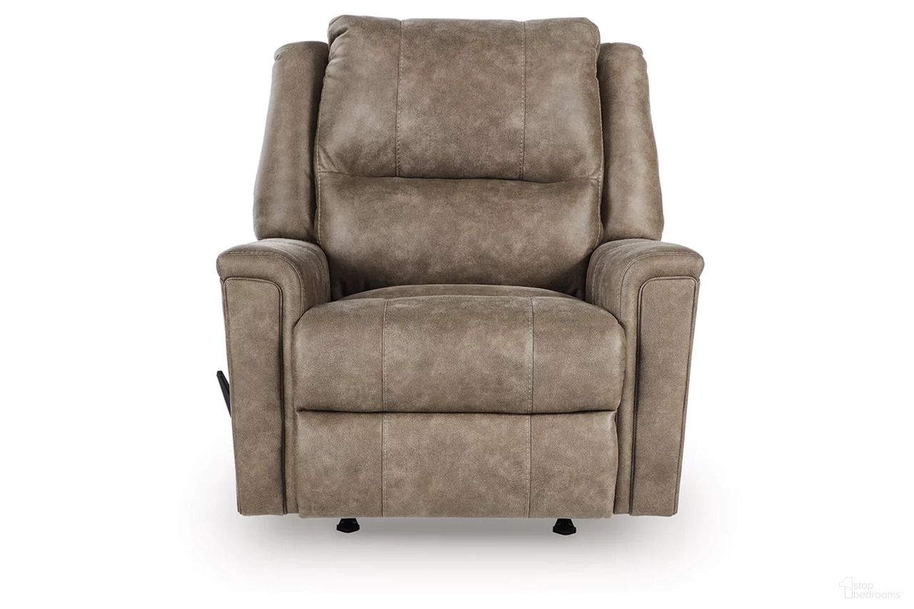 The appearance of Relax-Living Recliner In Fog designed by Signature Design by Ashley in the modern / contemporary interior design. This fog piece of furniture was selected by 1StopBedrooms from Relax-Living Collection to add a touch of cosiness and style into your home. Sku: NC5300525. Material: Fabric.