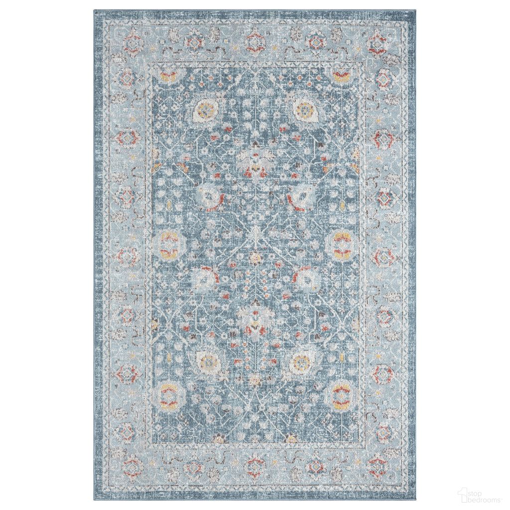 Relic 9'10" x 12' Aria Floral Indoor/Outdoor Area Rug In Blue